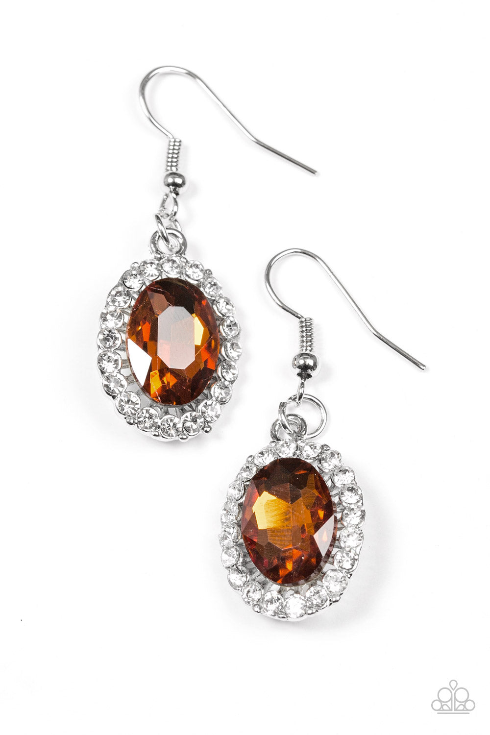 The Name Of The FAME - Brown Earrings - Kingdom Bling Showroom