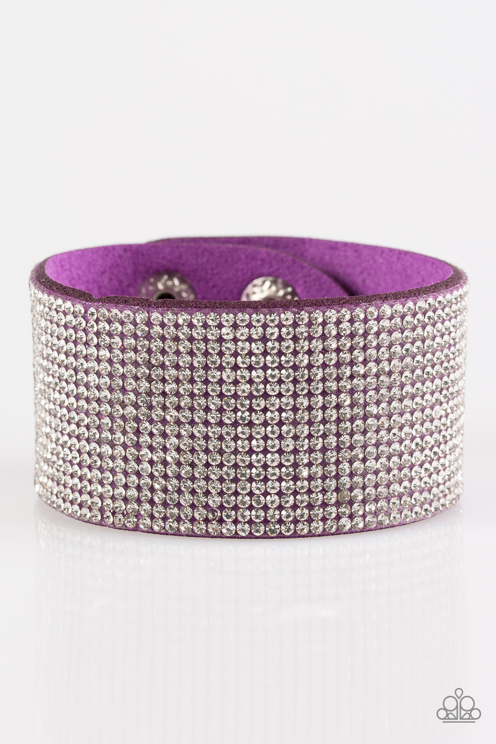 Roll With The Punches - Purple Urban Bracelet - Kingdom Bling Showroom
