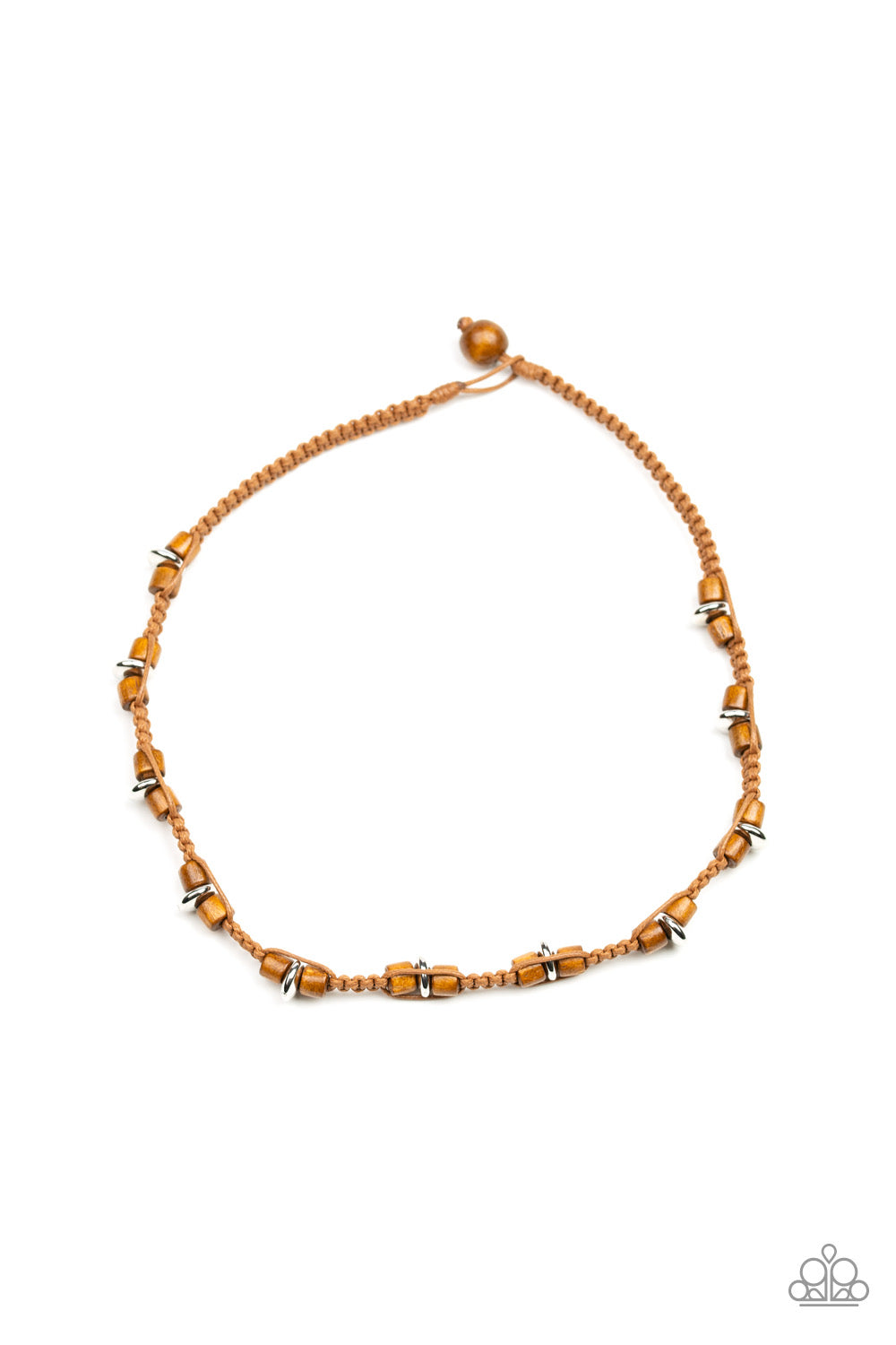 Paparazzi WOOD You Believe It? - Brown Urban Necklace