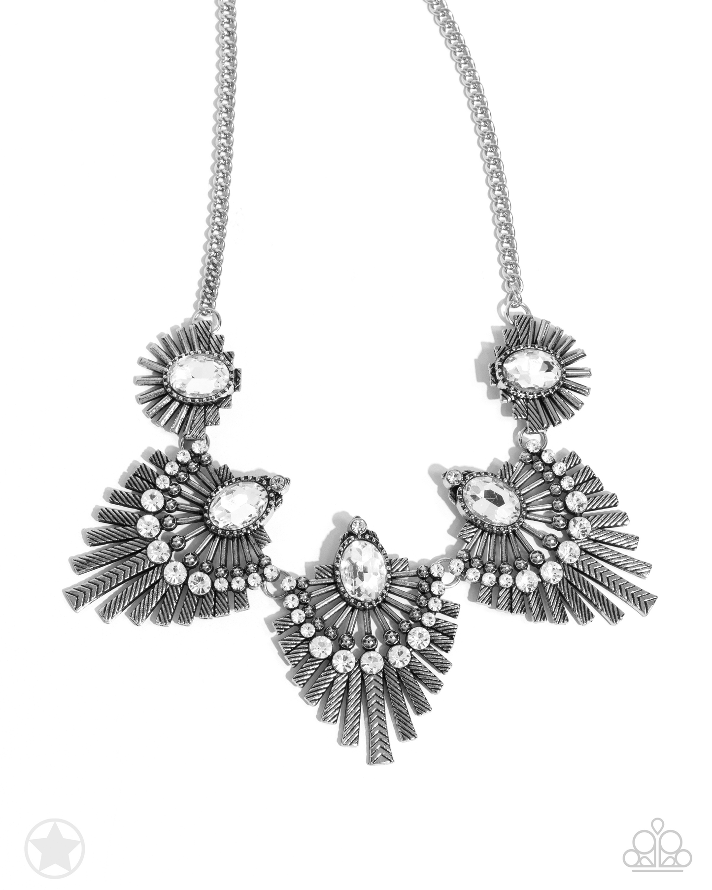 Miss YOU-niverse - Silver Blockbuster Necklace - Kingdom Bling Showroom
