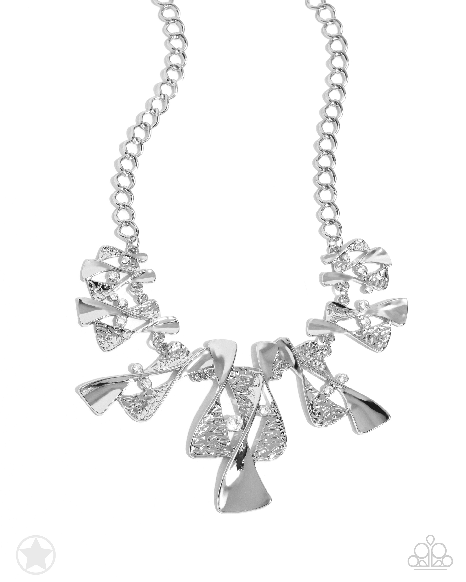 The Sands of Time - Silver Blockbuster Necklace - Kingdom Bling Showroom