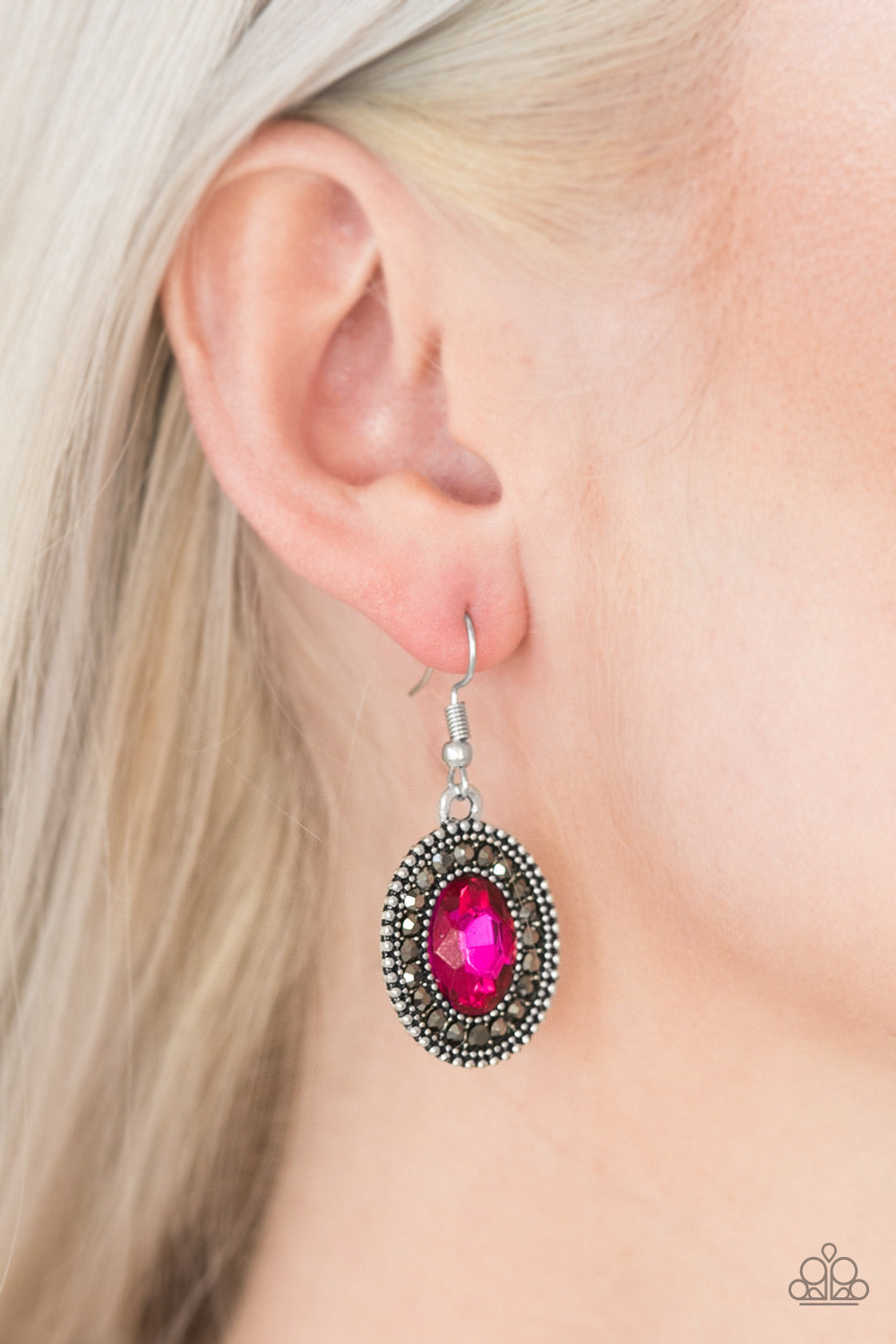 Paparazzi Wonderfully West Side Story - Pink Earrings