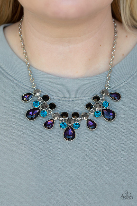 Paparazzi Debutante Drama - Purple/Multi Necklace