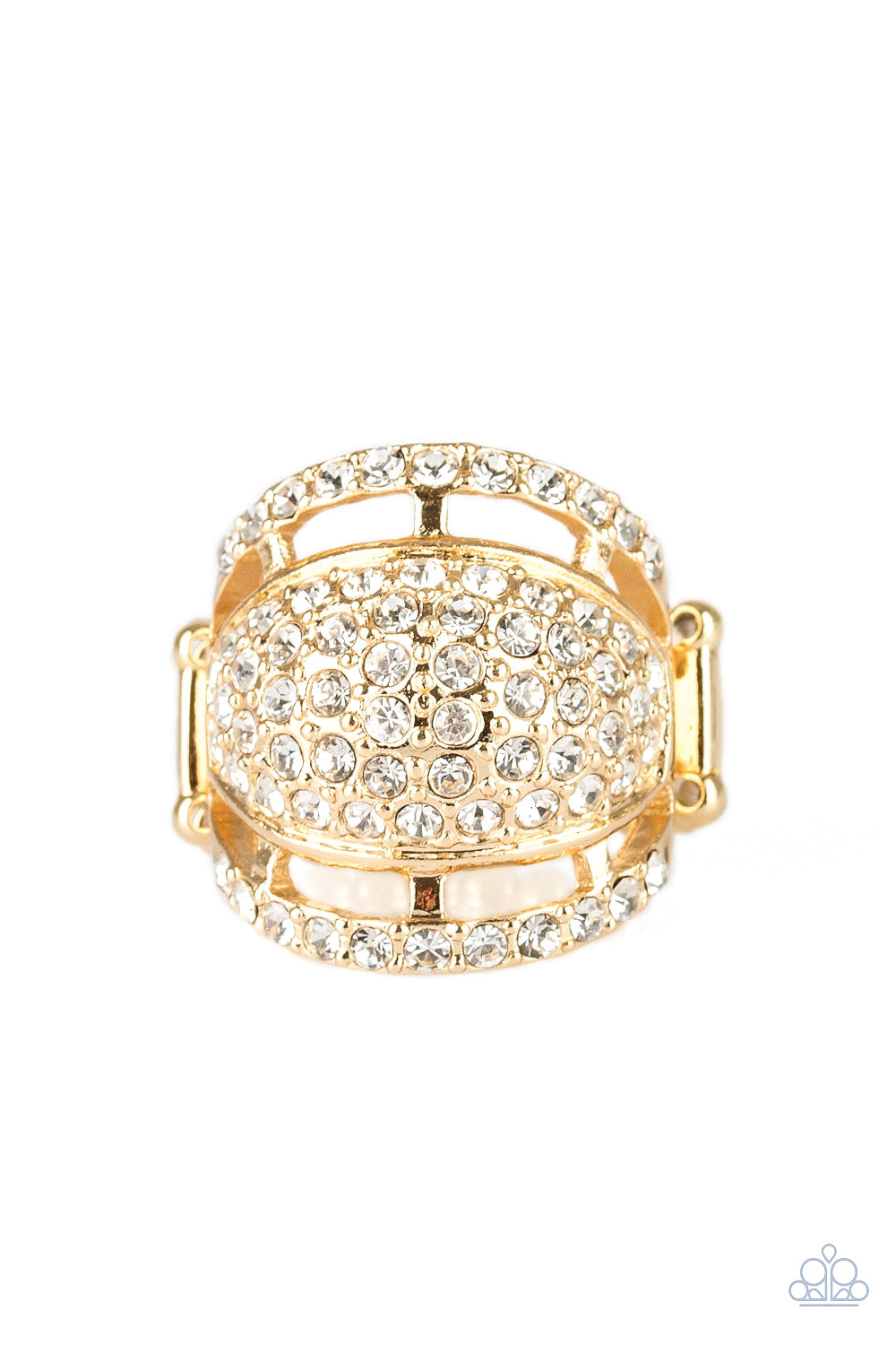 Paparazzi The Seven Figure Itch - Gold Blingy Ring