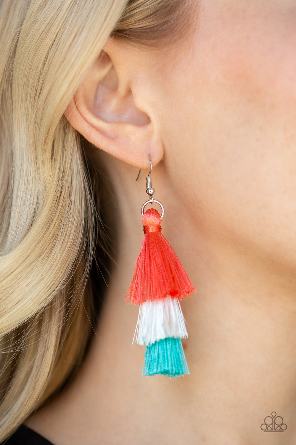 Paparazzi Hold On To Your Tassel! - Orange Earrings