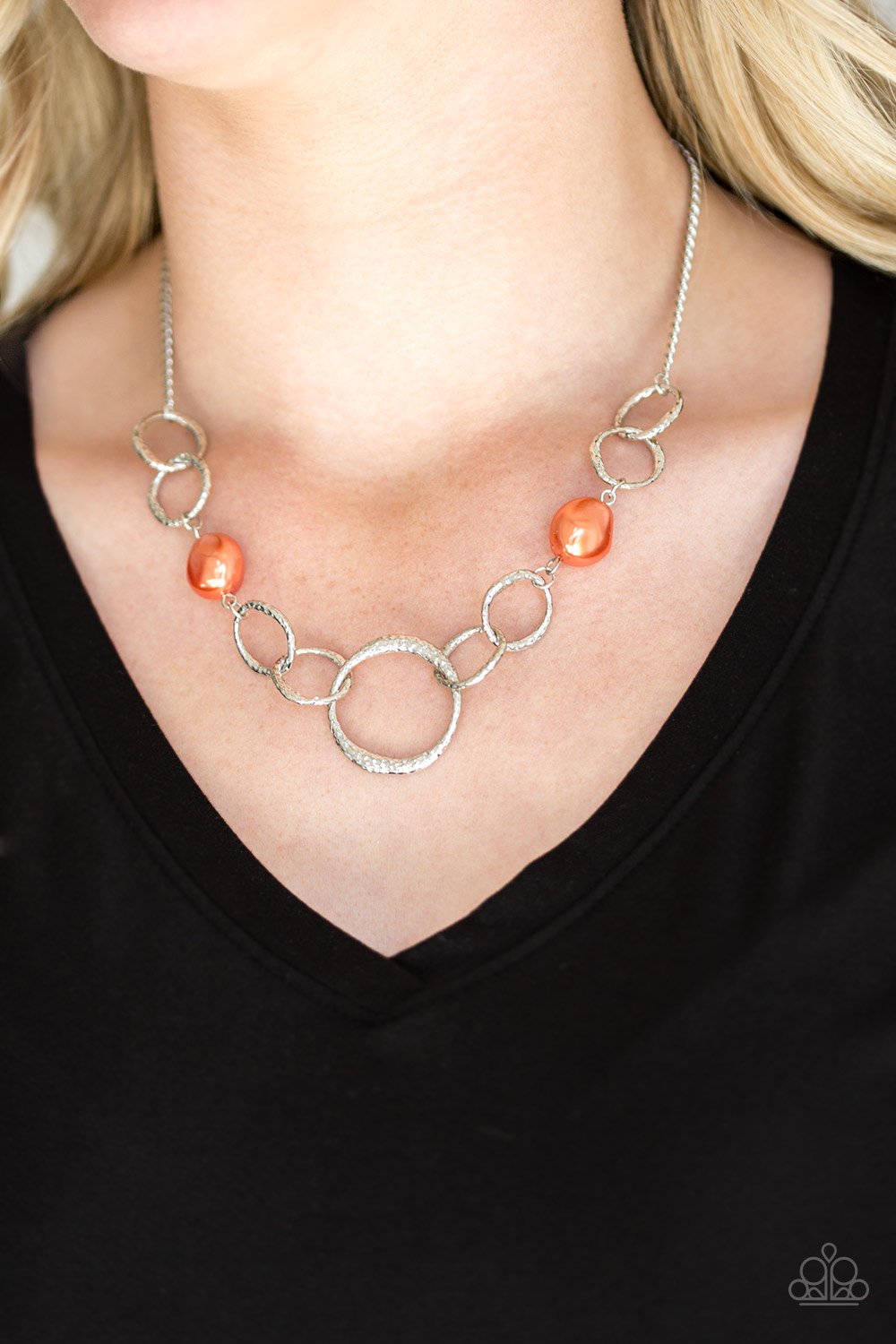 Paparazzi Necklace Lead Role - Orange Necklace