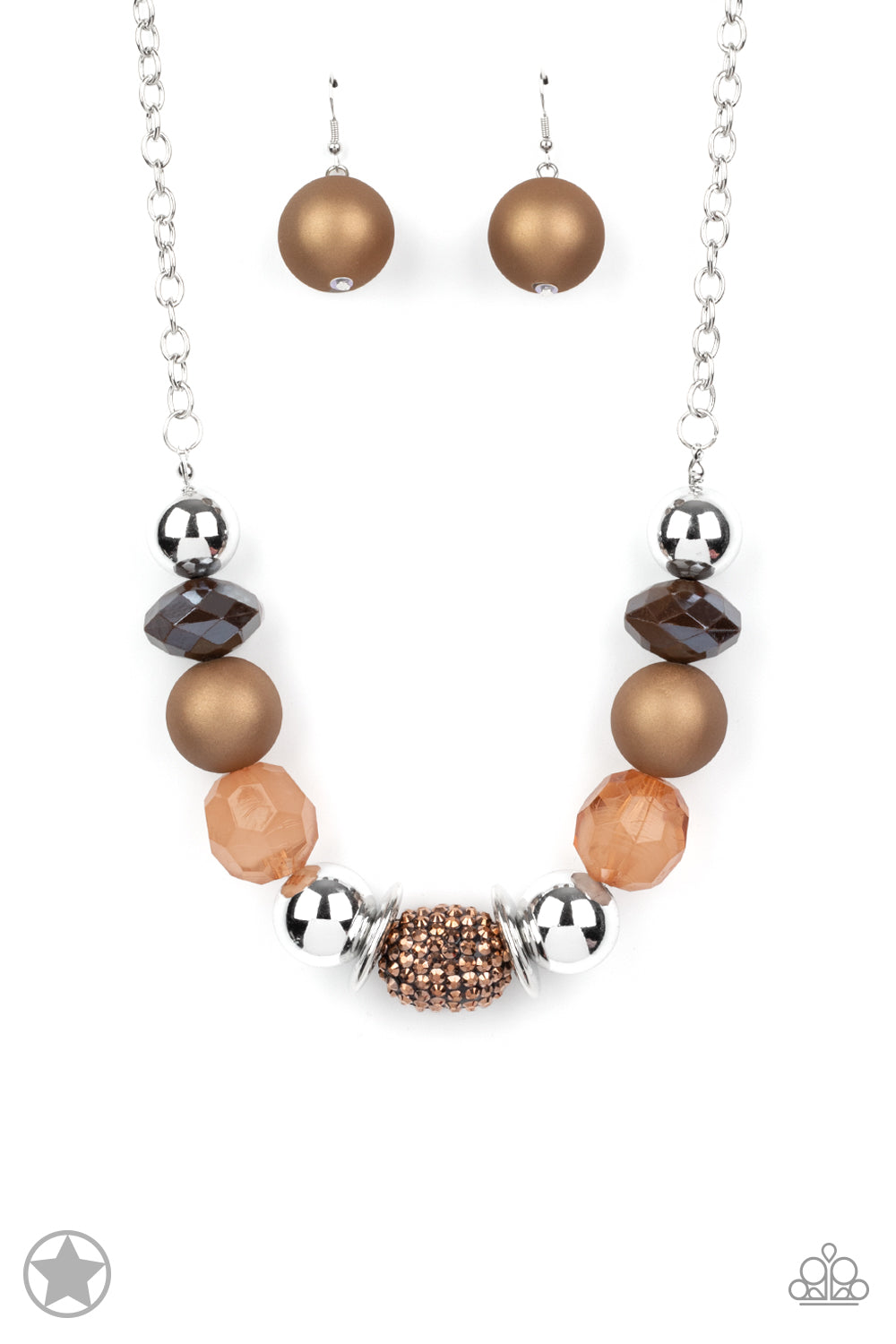 Paparazzi A Warm Welcome - Copper Blockbuster Necklace