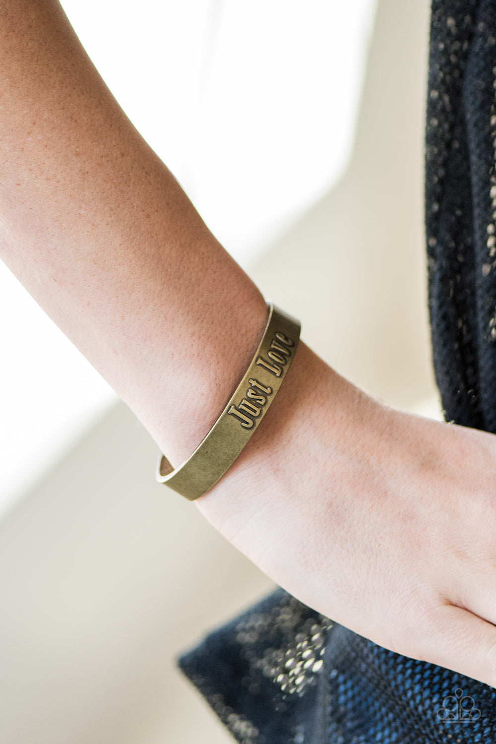 Just Love - Brass Bracelet