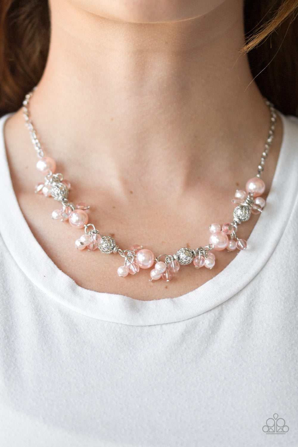 Paparazzi Weekday Wedding - Pink Necklace