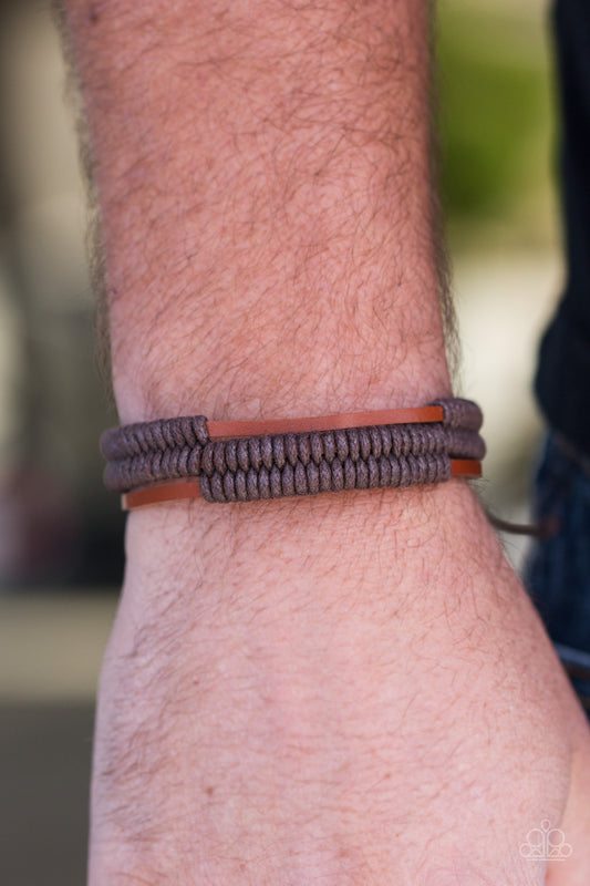 Paparazzi Trail Rage - Brown Urban Bracelet
