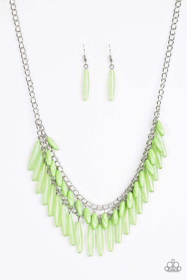 Paparazzi Speak Of The DIVA - Green Necklace