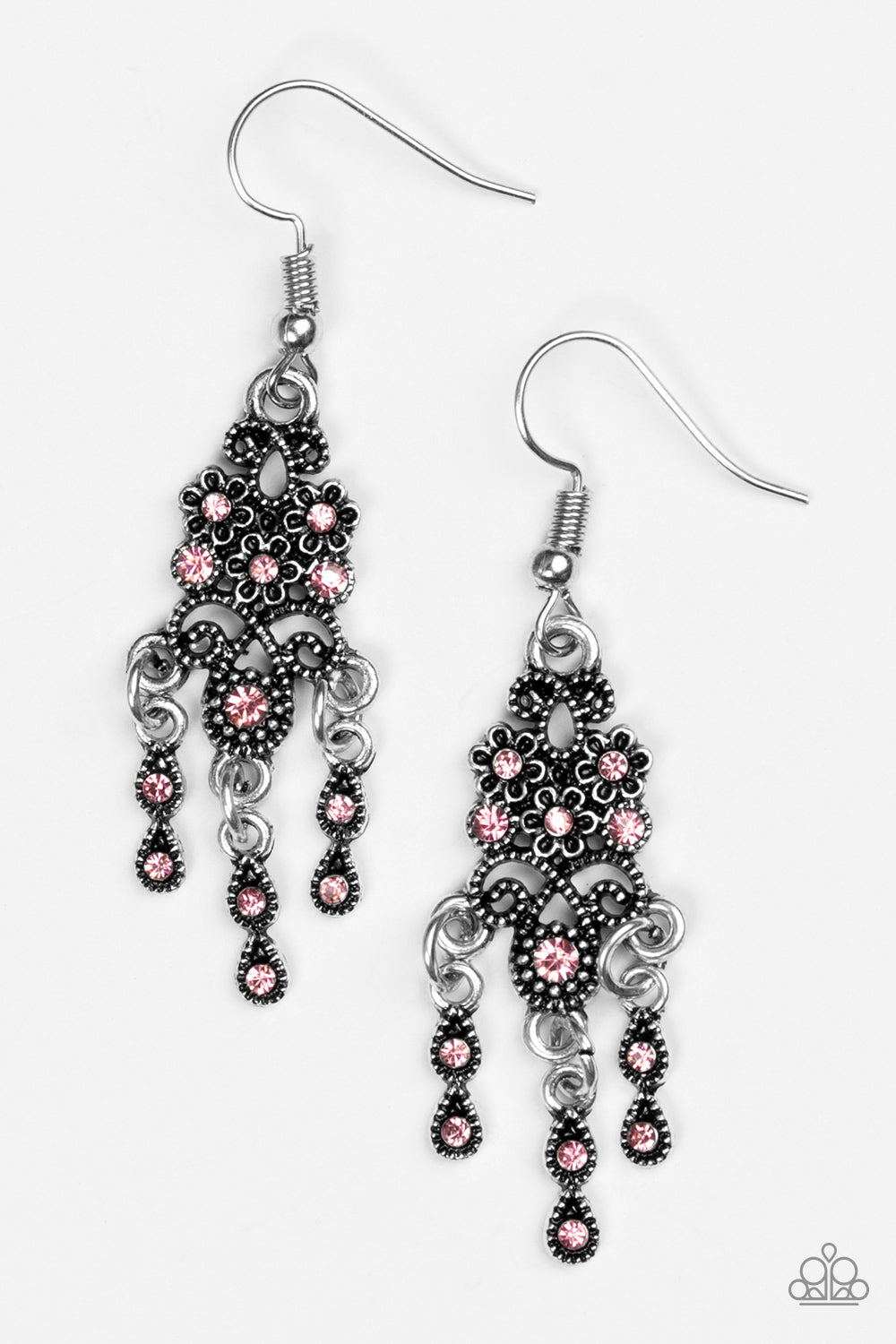 Spring Bling - Pink Earrings