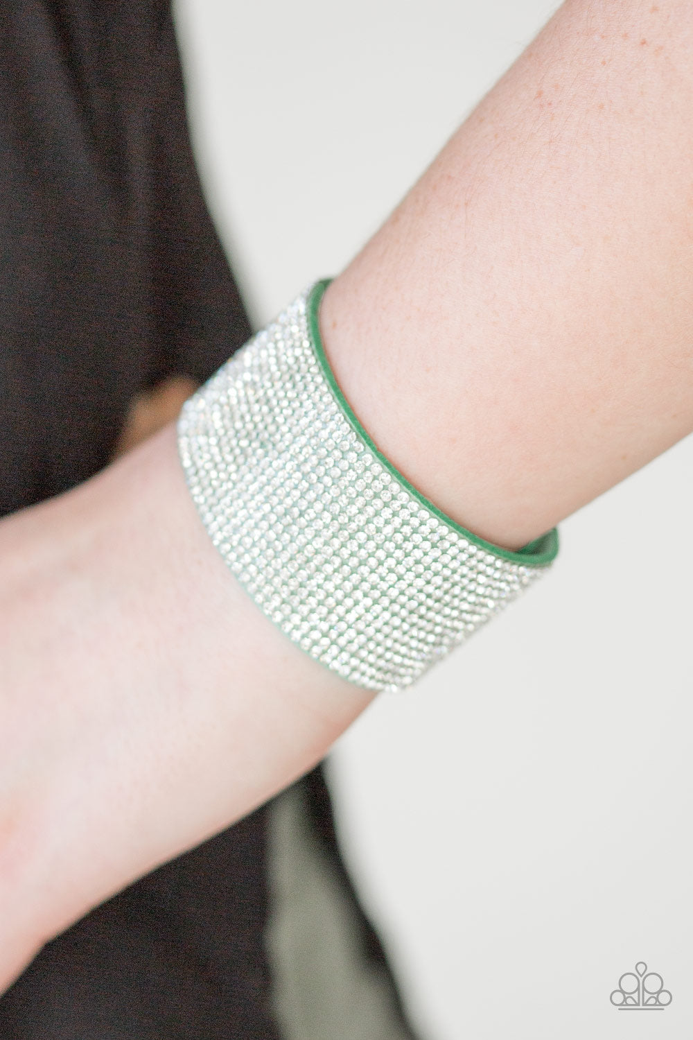 Paparazzi Roll With The Punches - Green Urban Bracelet