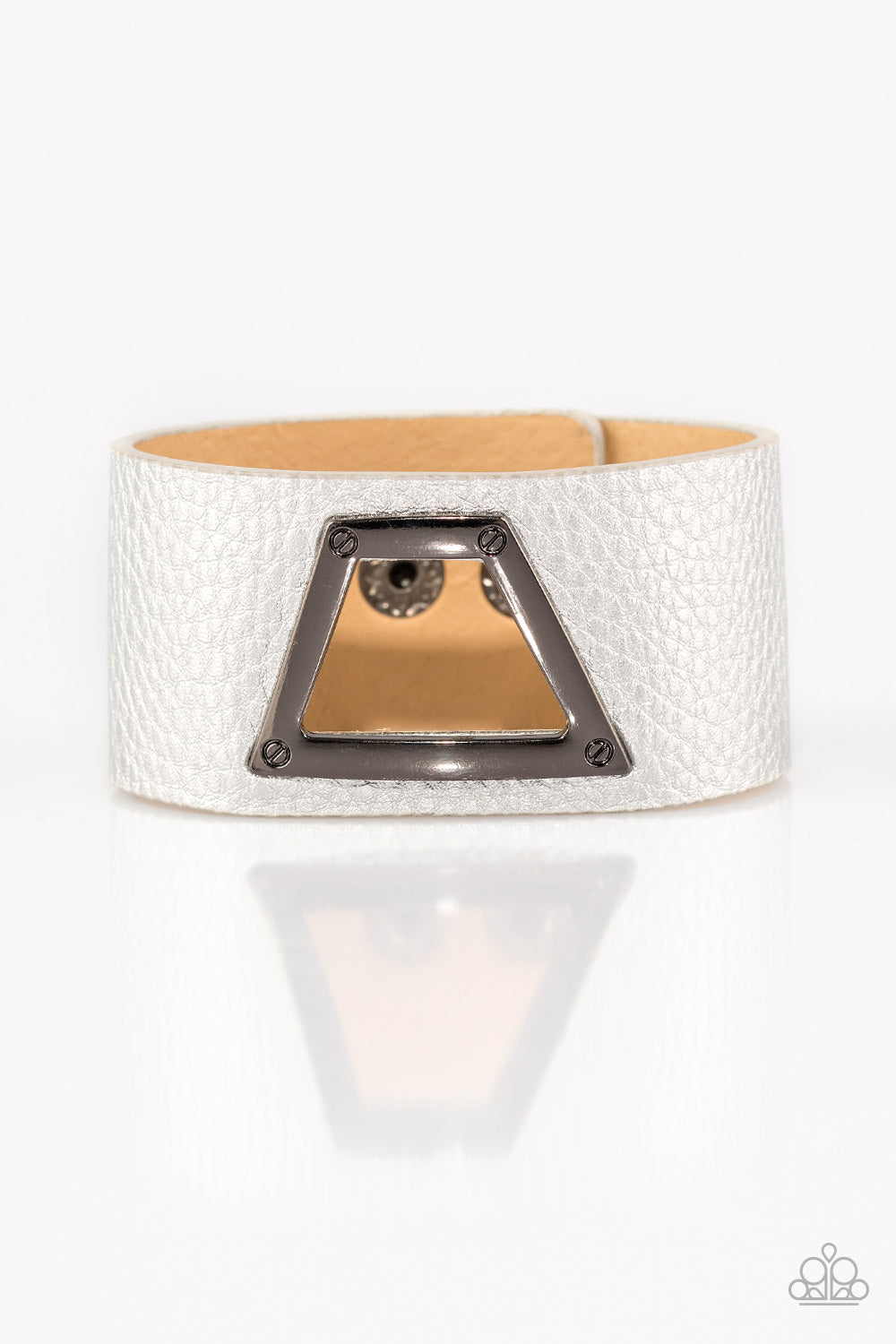 Paparazzi Power Play - Silver Urban Bracelet