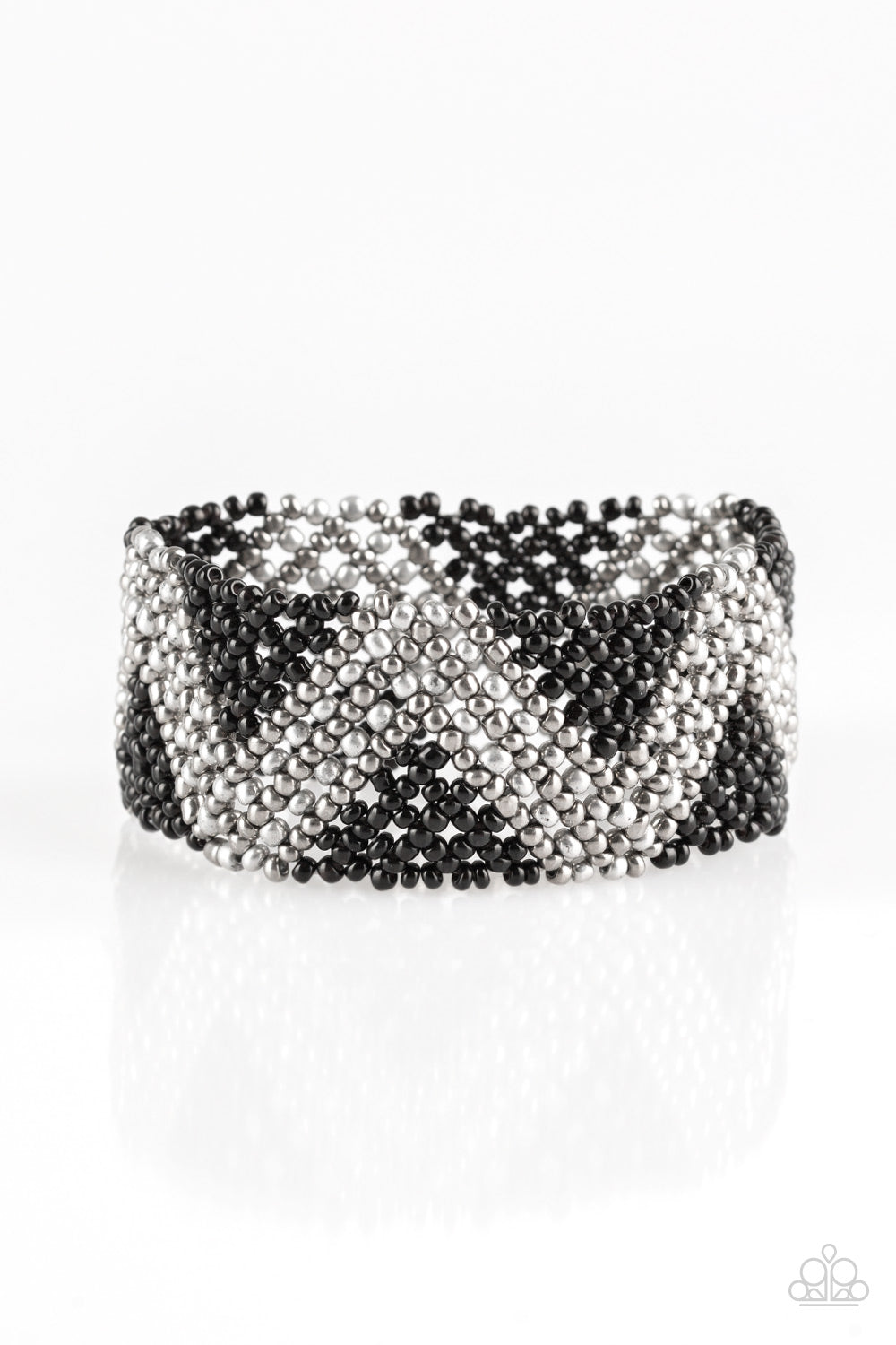Paparazzi Desert Loom - Black Necklace