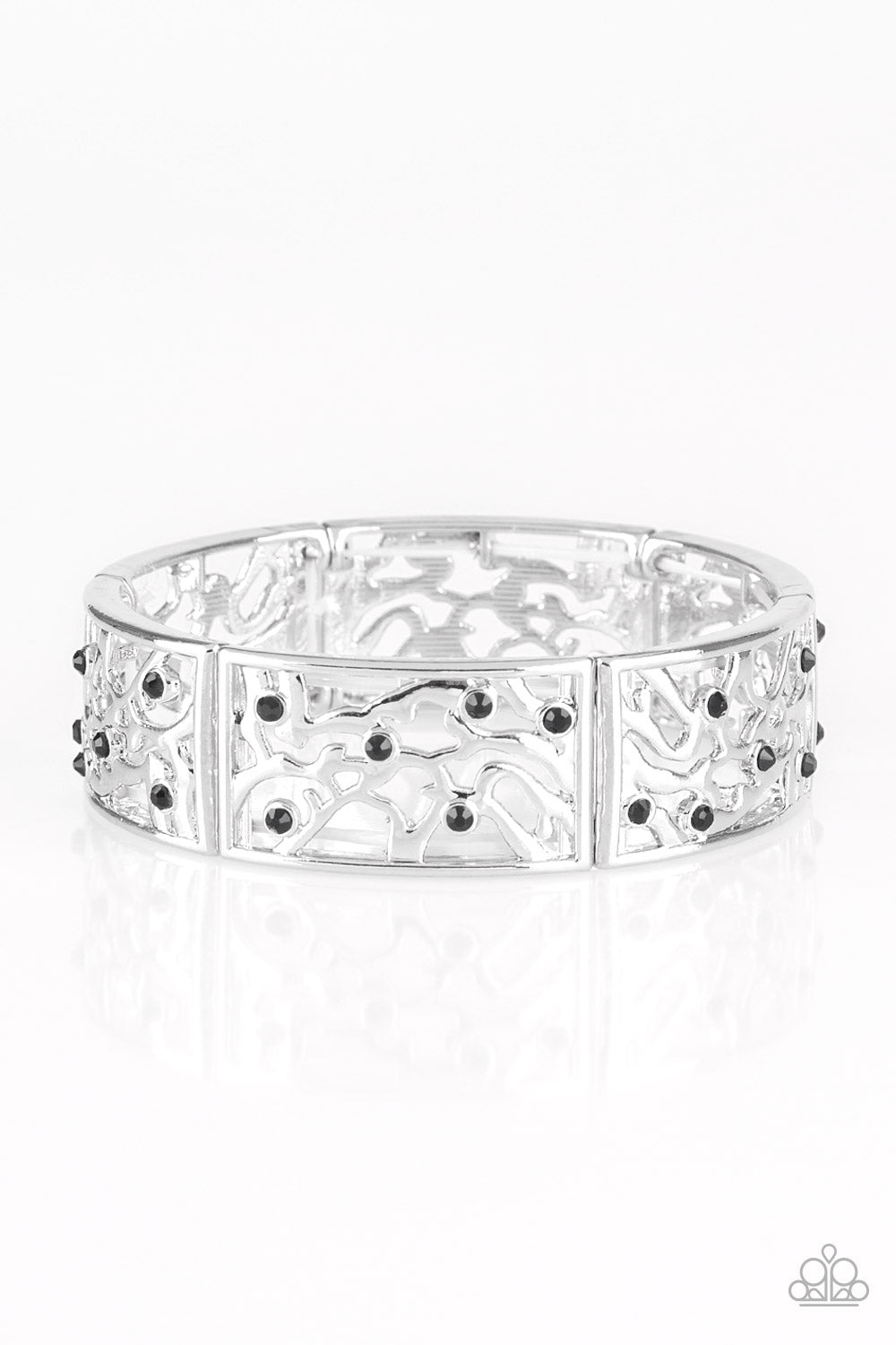 Paparazzi Yours and VINE - Black Bracelet