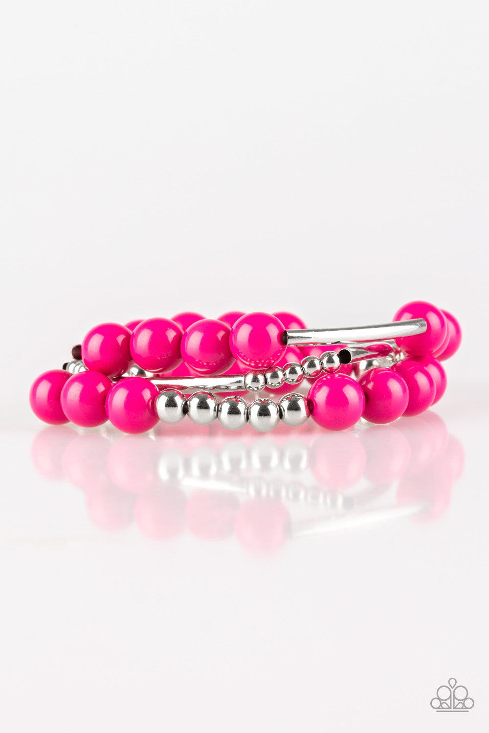 Paparazzi New Adventures - Pink Bracelet