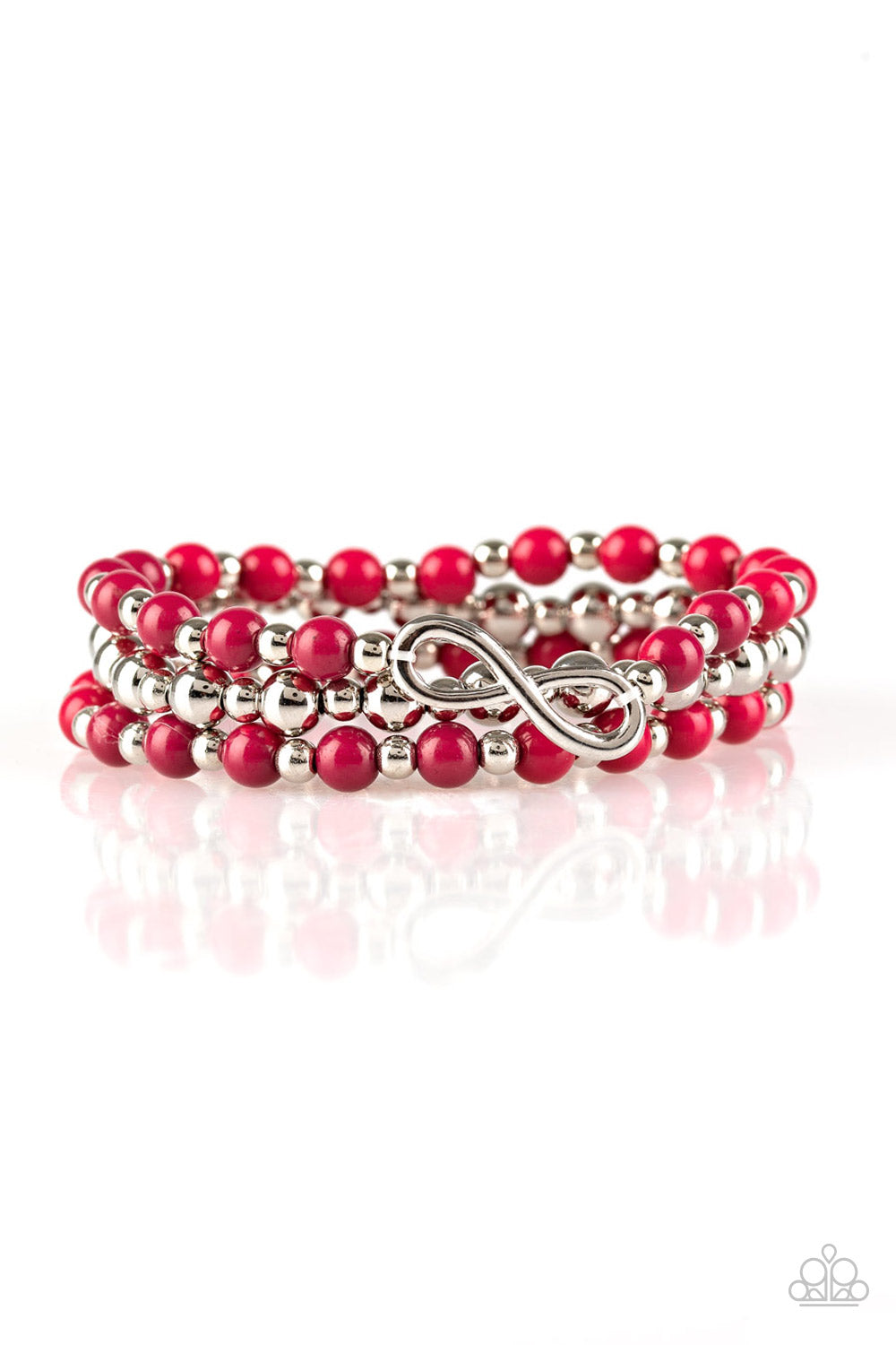 Paparazzi Immeasurably Infinite - Pink Bracelet
