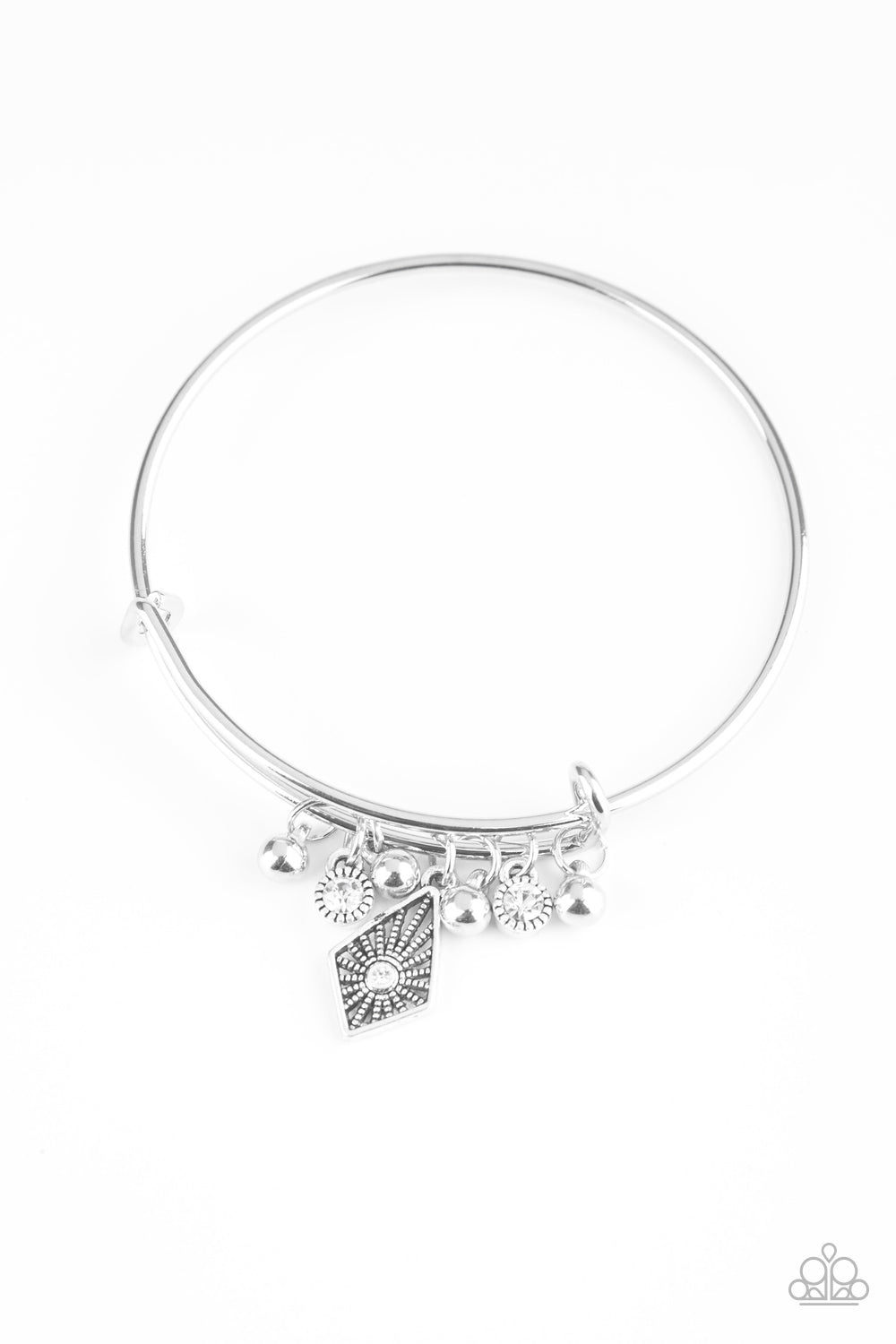 Paparazzi Treasure Charms - White Bracelet