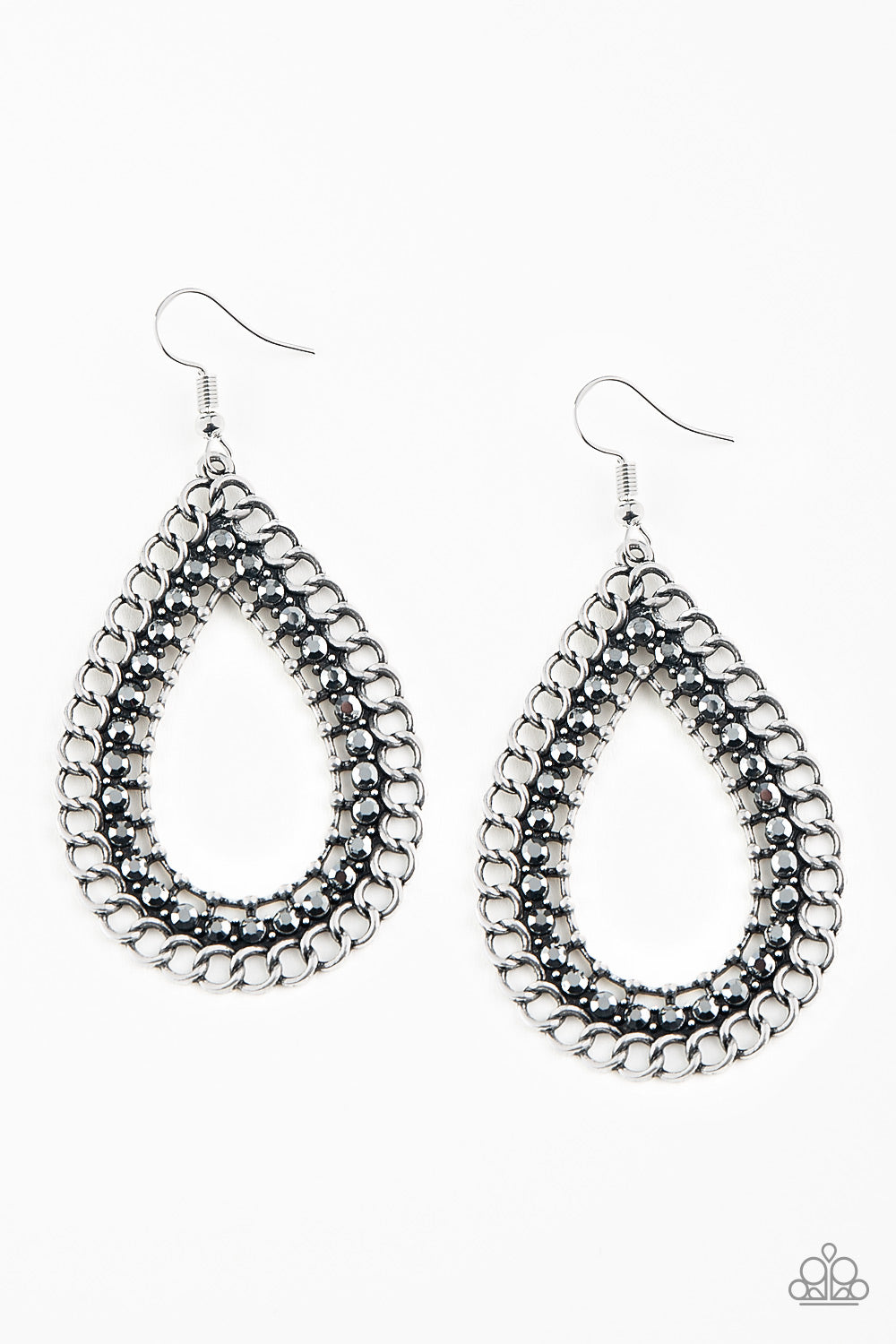 Paparazzi Mechanical Marvel - Silver Earrings