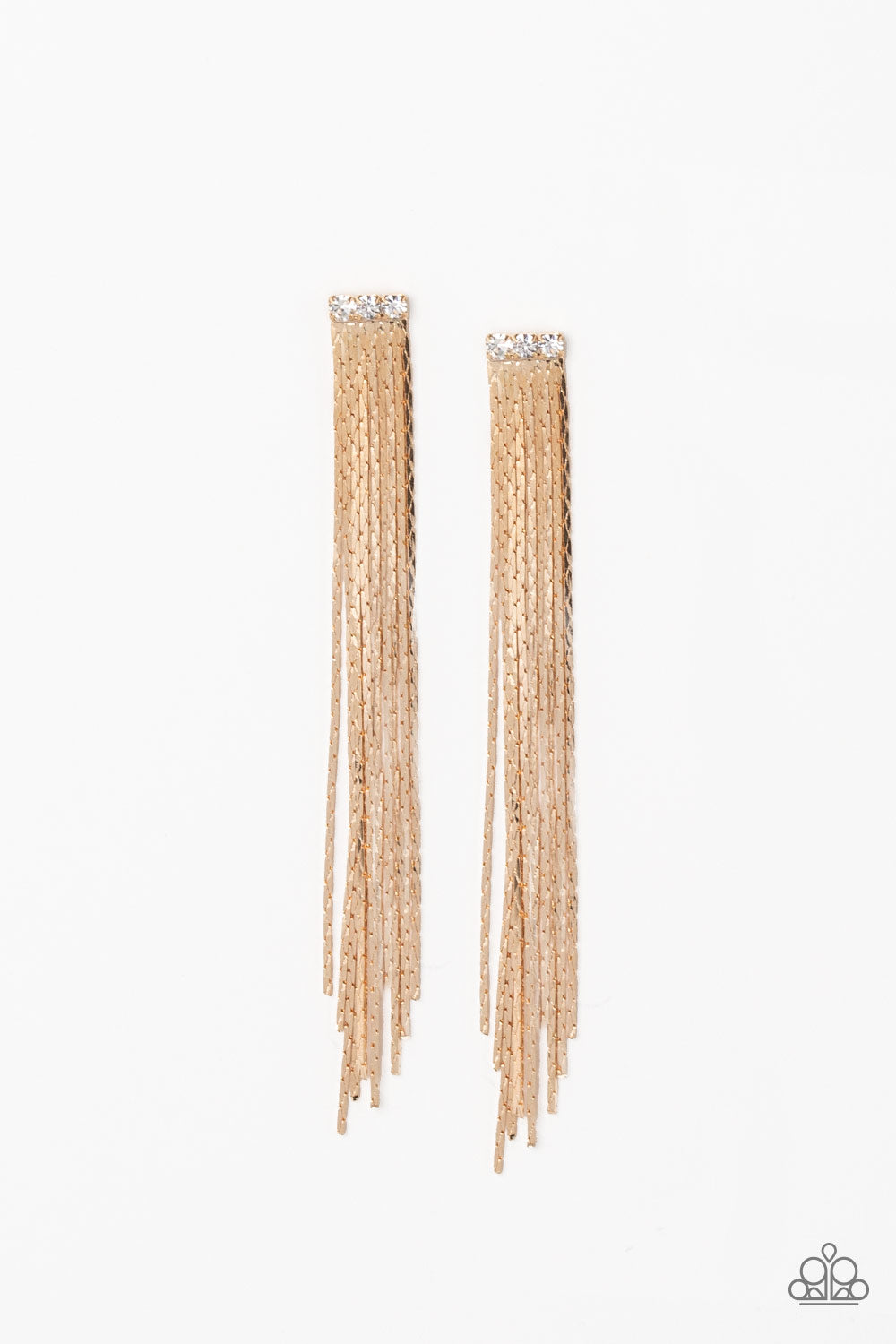 Paparazzi Night At The Oscars - Gold Post Earrings