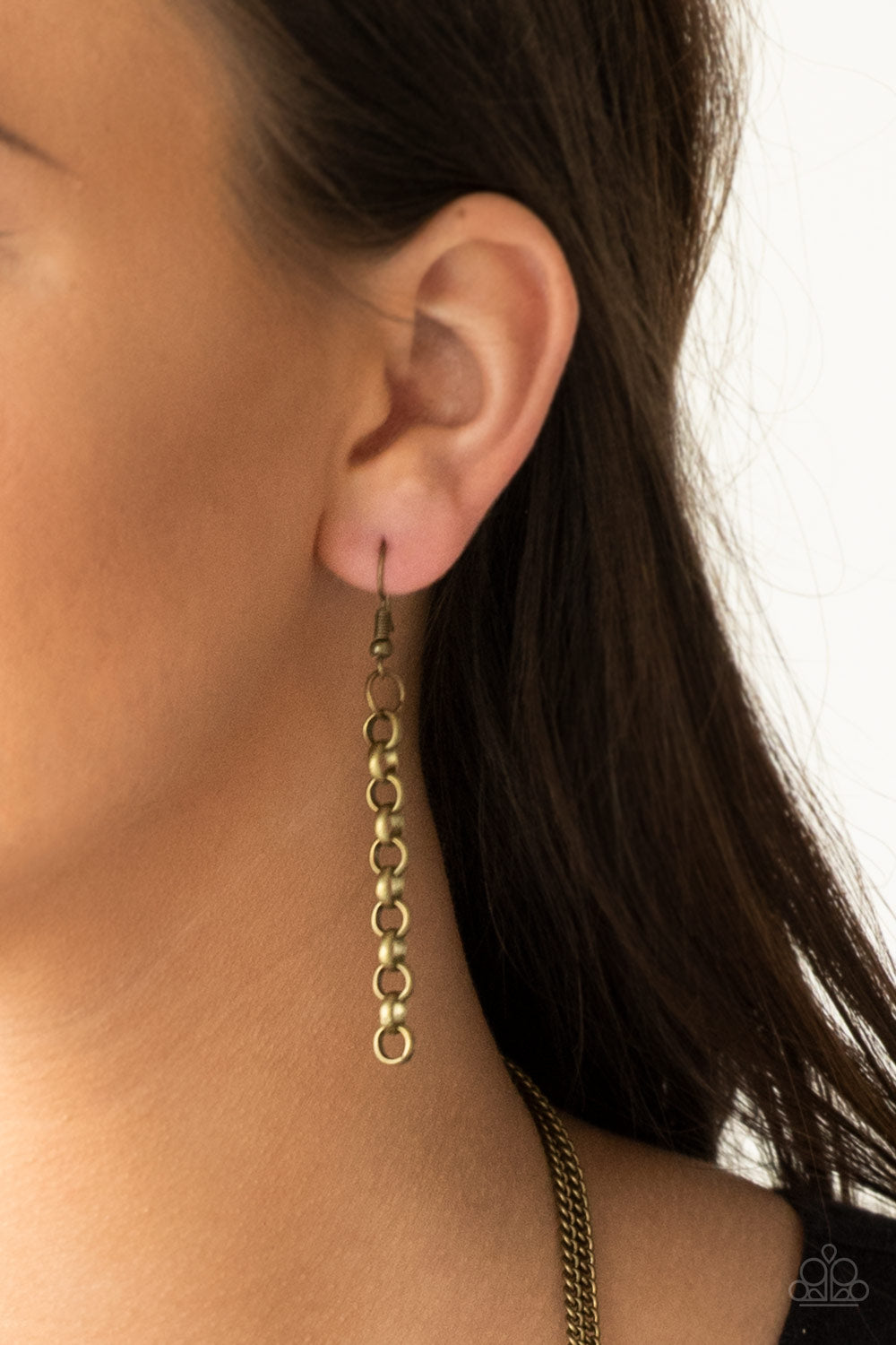 Paparazzi Mechanical Mayhem - Brass Necklace