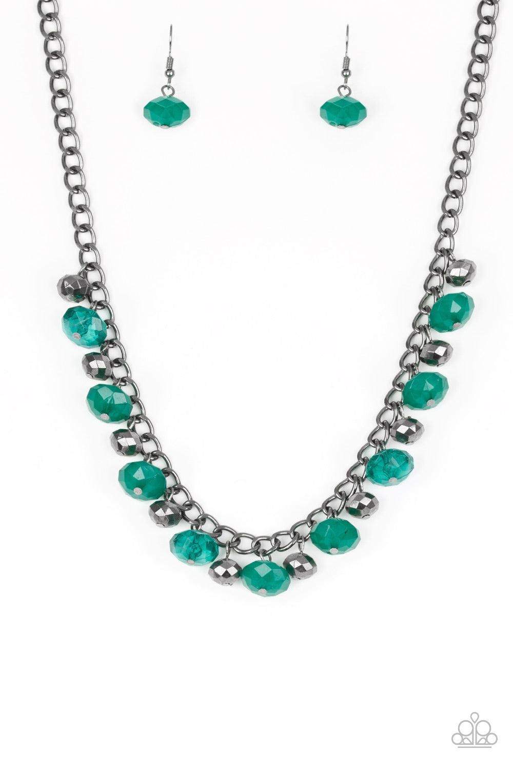 Paparazzi Runway Rebel - Green Necklace