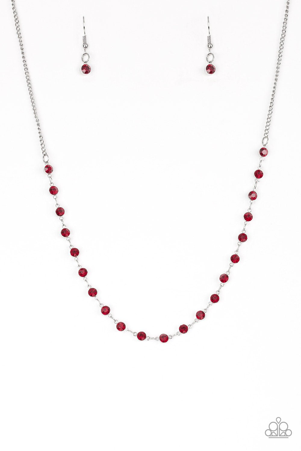 Paparazzi Party Like A Princess - Red Necklace