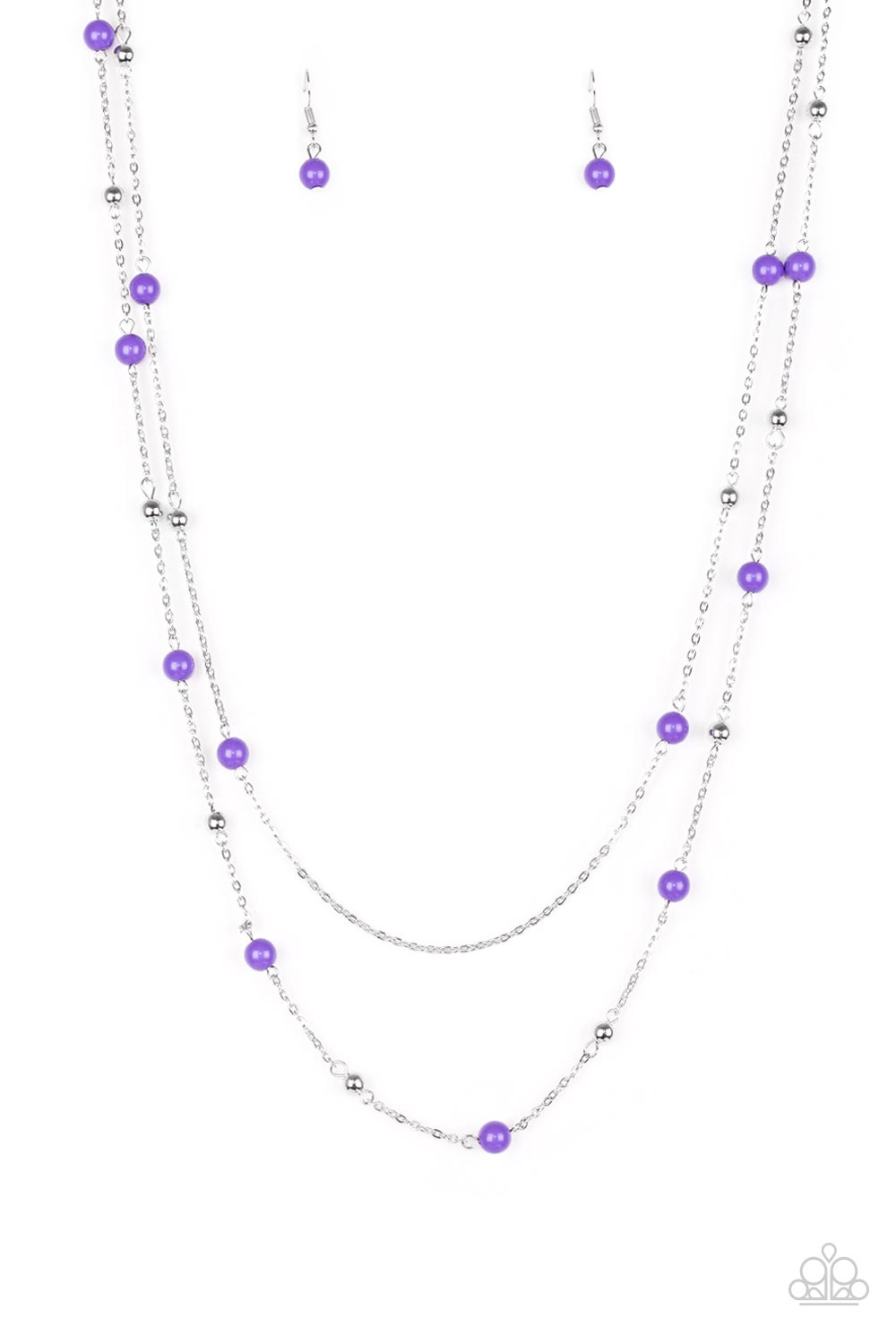 Paparazzi Beach Party Pageant - Purple Necklace