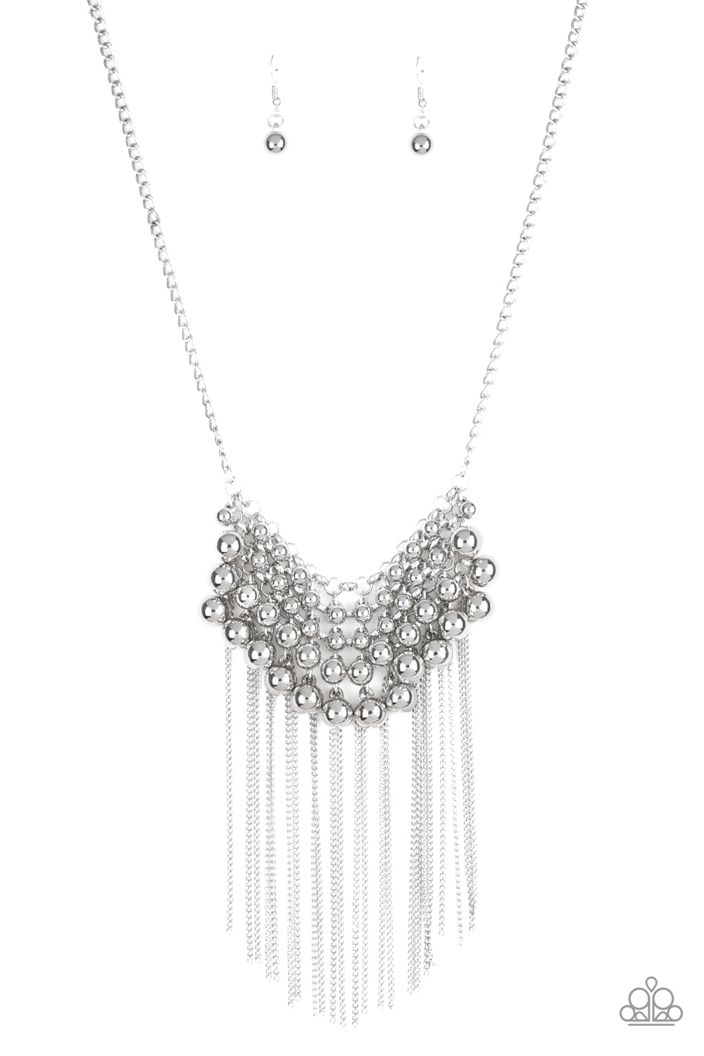 Paparazzi DIVA-de and Rule - Silver Necklace