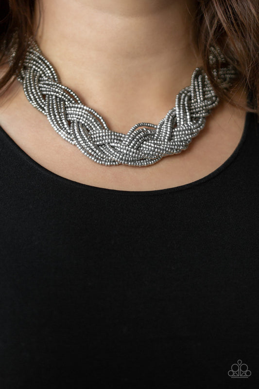 Brazilian Brilliance - Silver Necklace