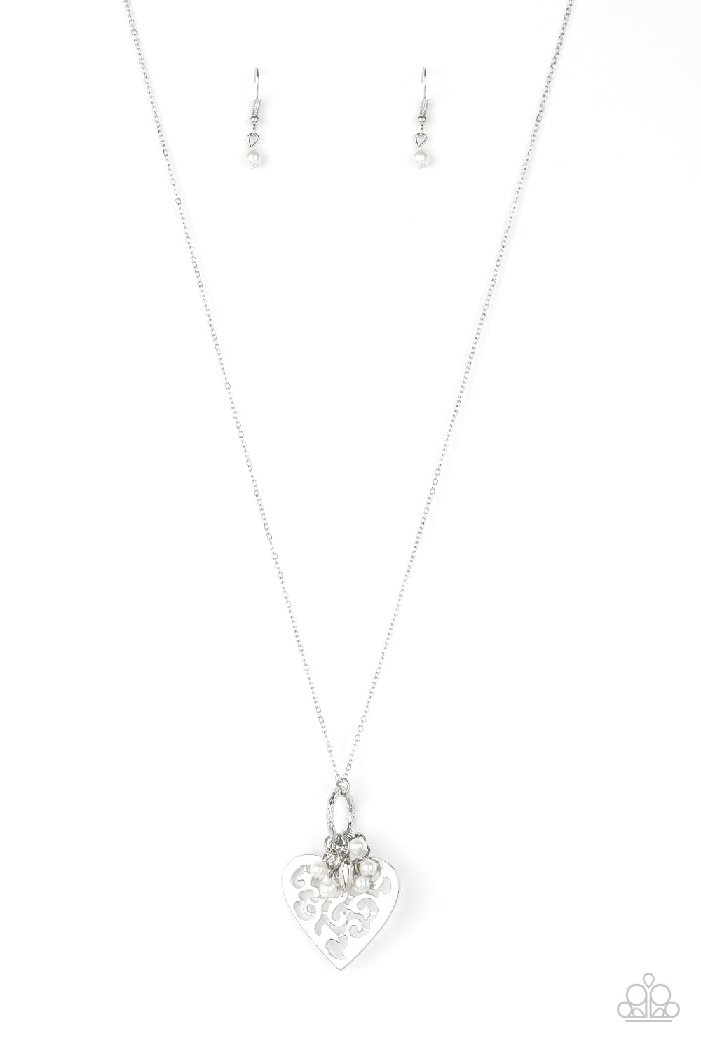 Paparazzi Romeo Romance - White Necklace