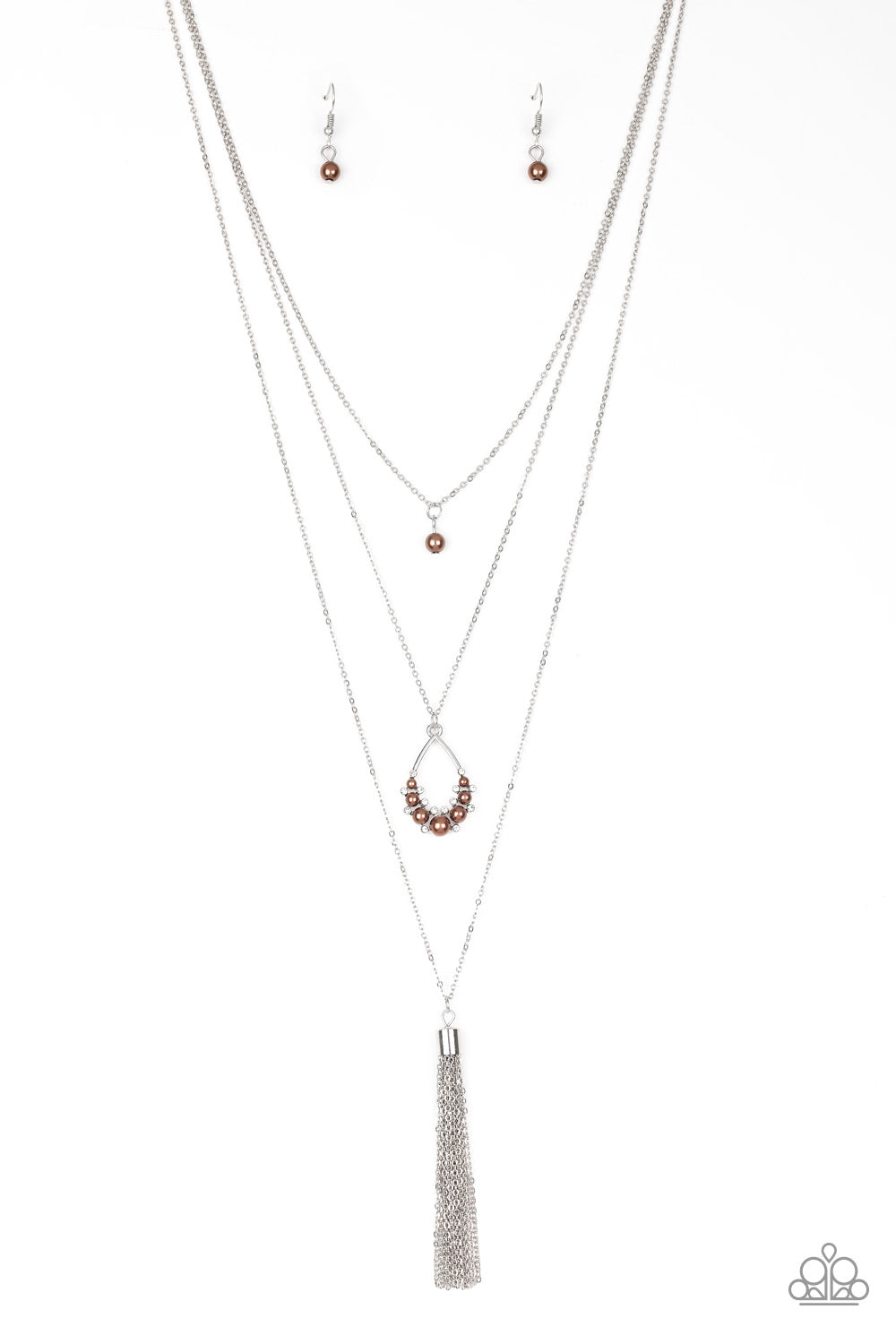 Be Fancy - Brown Necklace