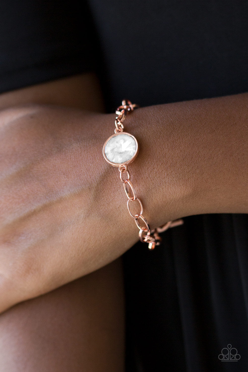 Paparazzi All Aglitter - Copper Bracelet