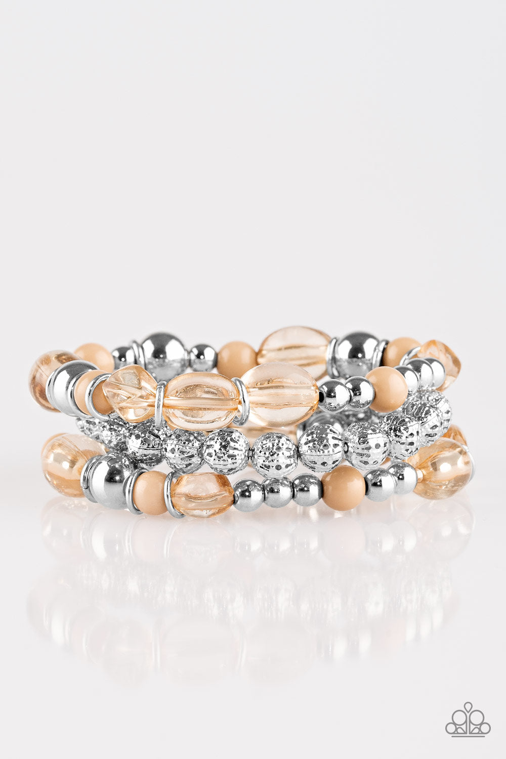 Paparazzi Malibu Marina - Brown Bracelet
