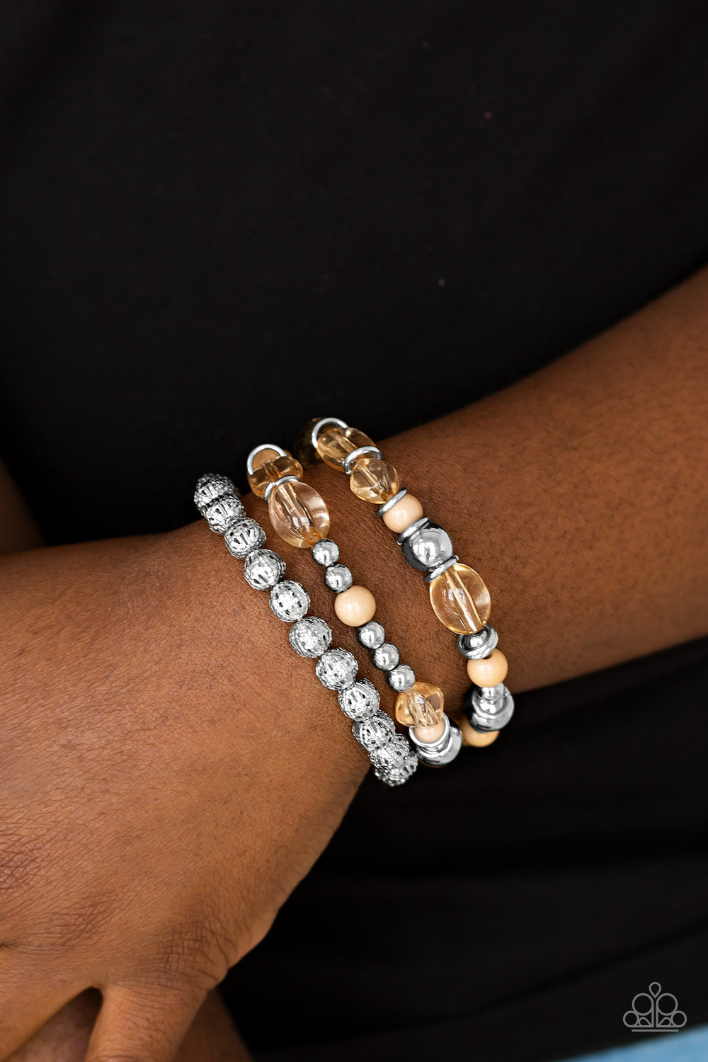 Paparazzi Malibu Marina - Brown Bracelet