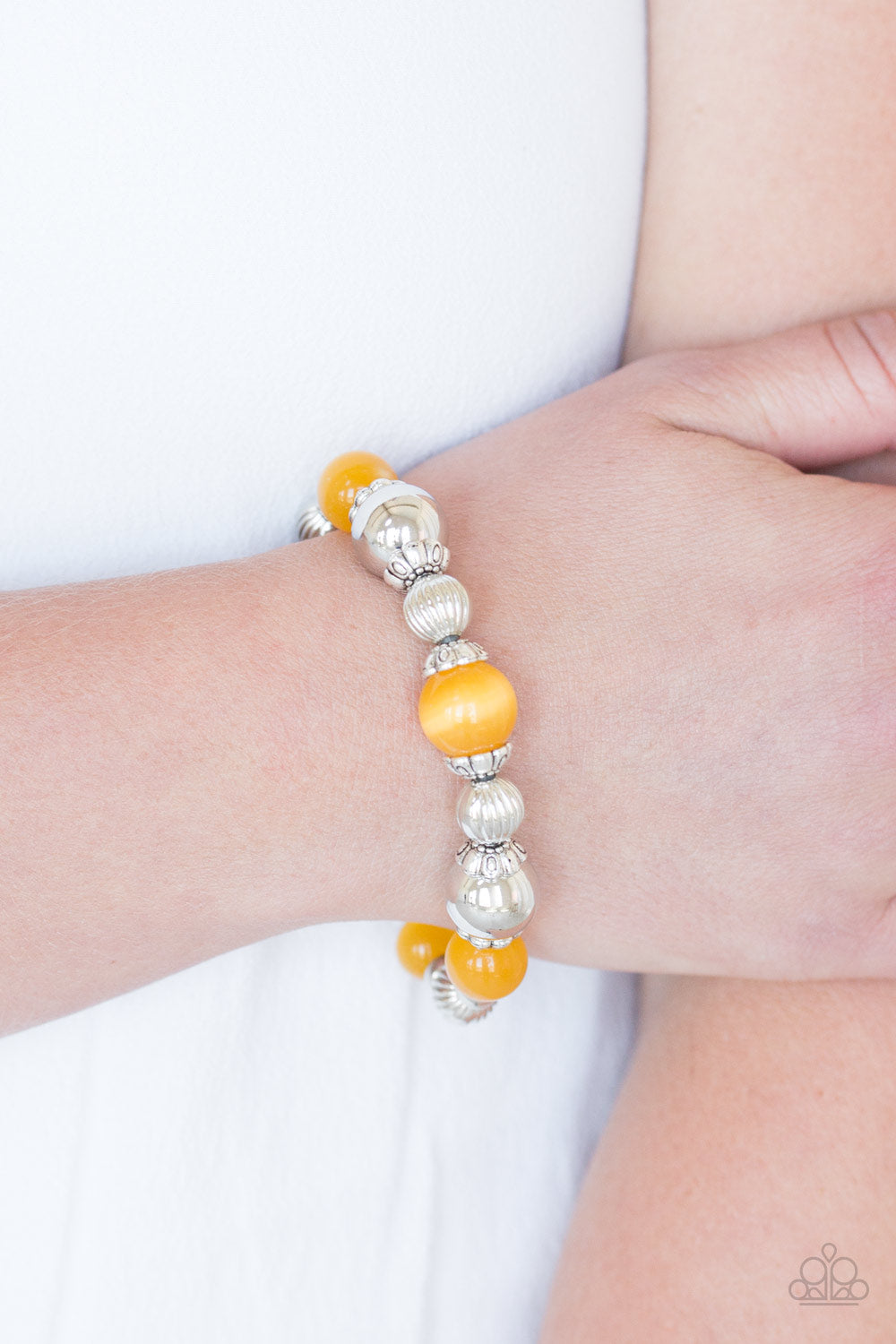 Paparazzi Once Upon A MARITIME - Yellow Bracelet