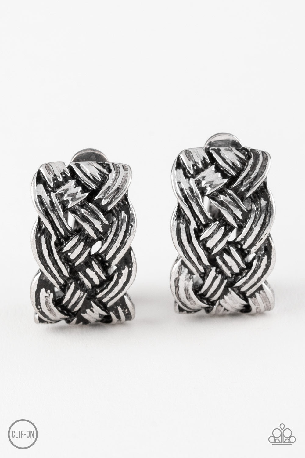 Urban Ulterior - Silver Clip On Earrings
