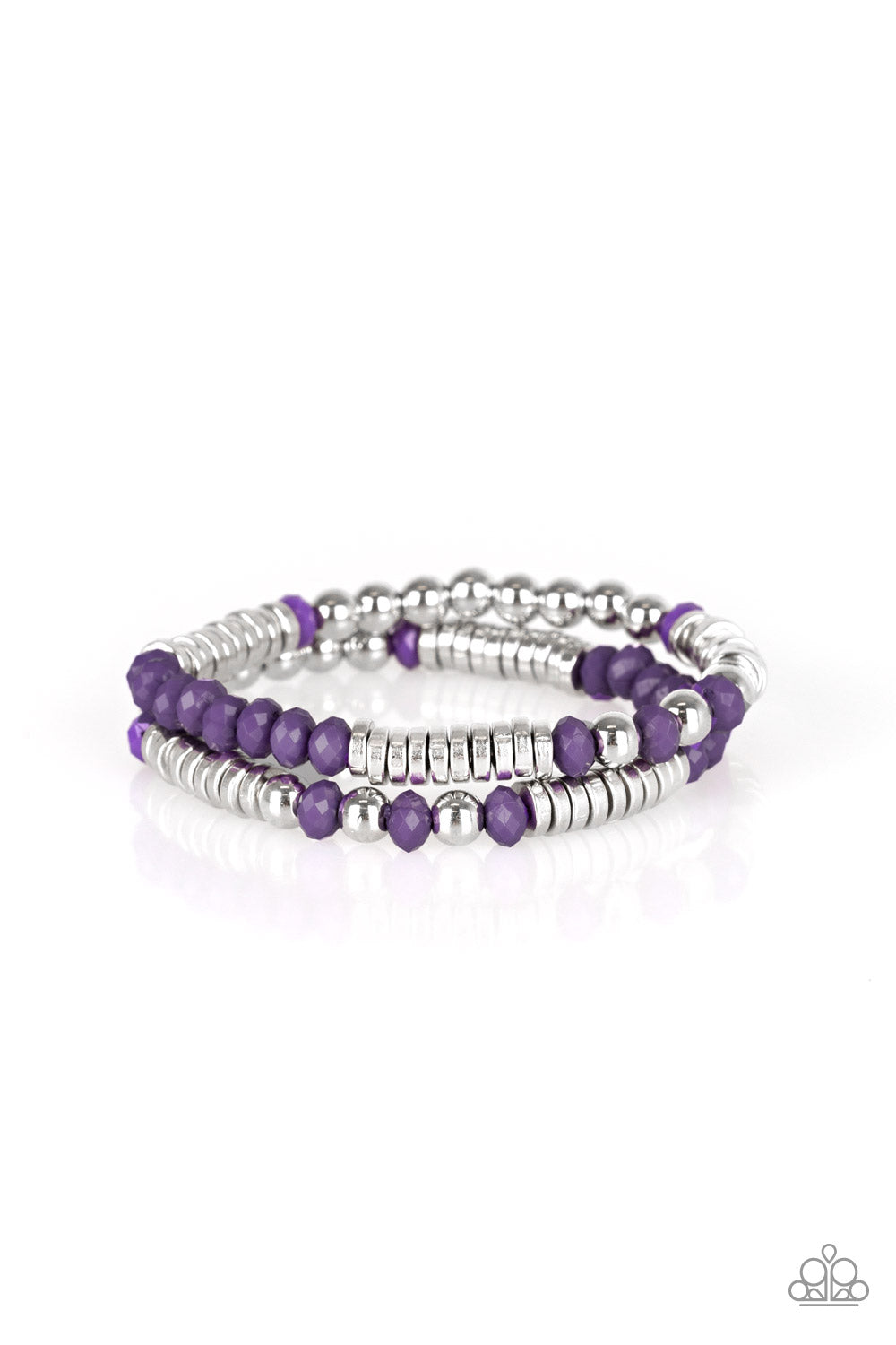 Paparazzi Downright Dressy - Purple Bracelet
