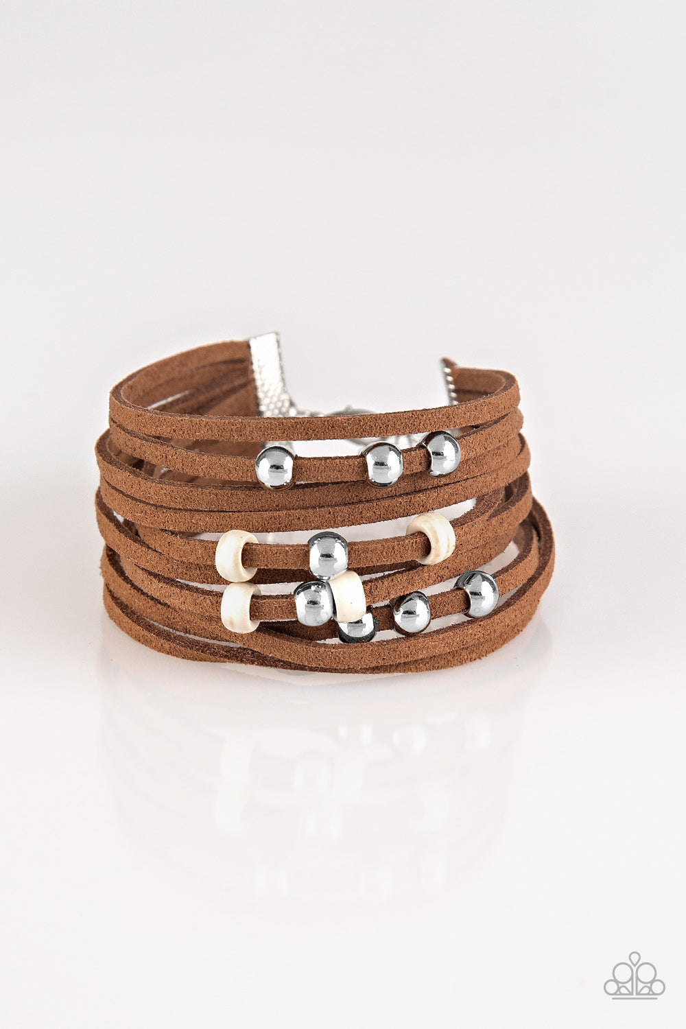 Paparazzi Colorfully Coachella - White Urban Bracelet