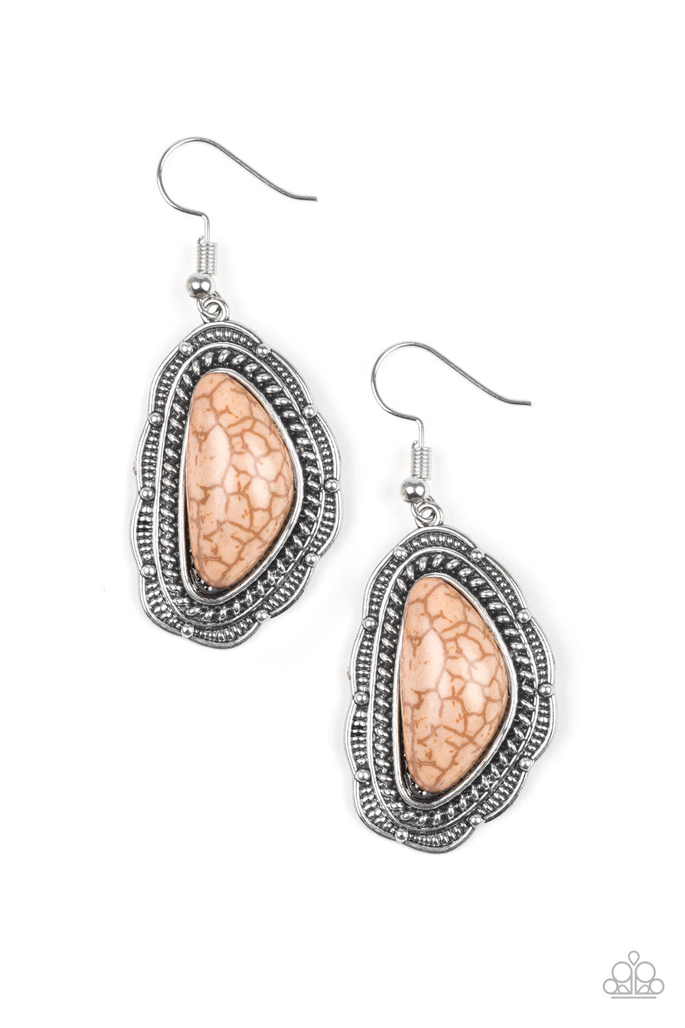 Santa Fe Soul - Brown Earrings