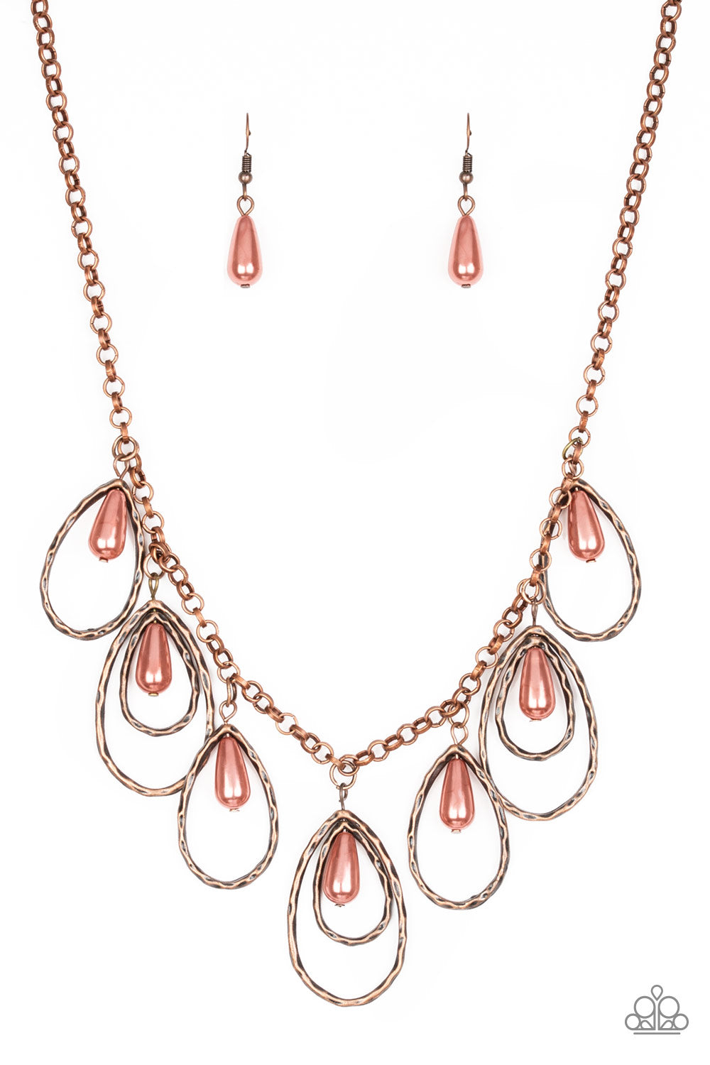 Paparazzi Rustic Ritz - Copper Necklace