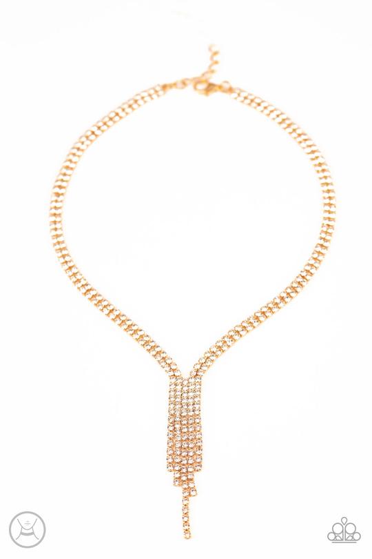 Paparazzi Double The Diva - Gold Choker