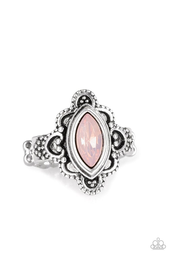 Paparazzi Glass Half-COLORFUL - Pink Ring