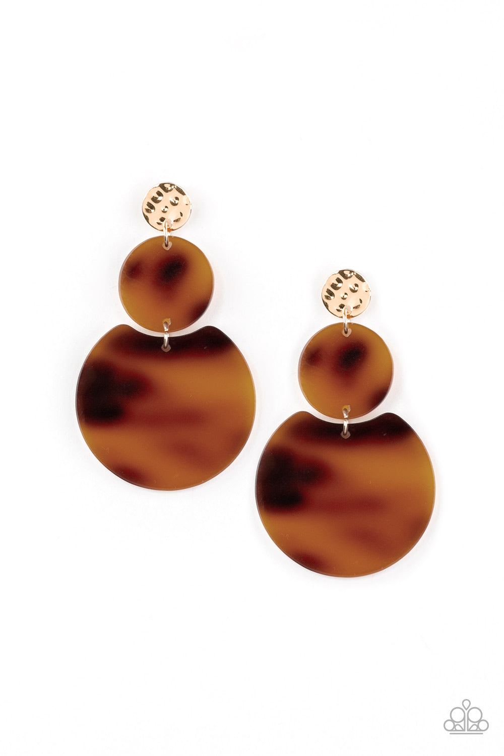 Miami Mariner - Gold Post Earrings