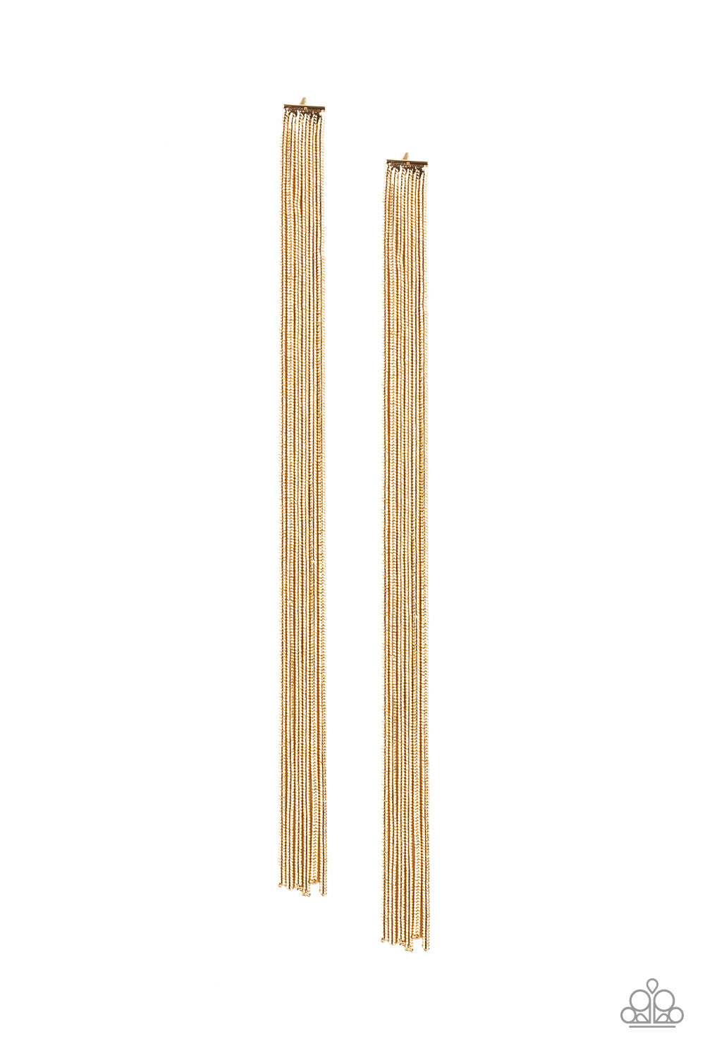 Paparazzi Head To Toe Dazzle - Gold Post Earrings