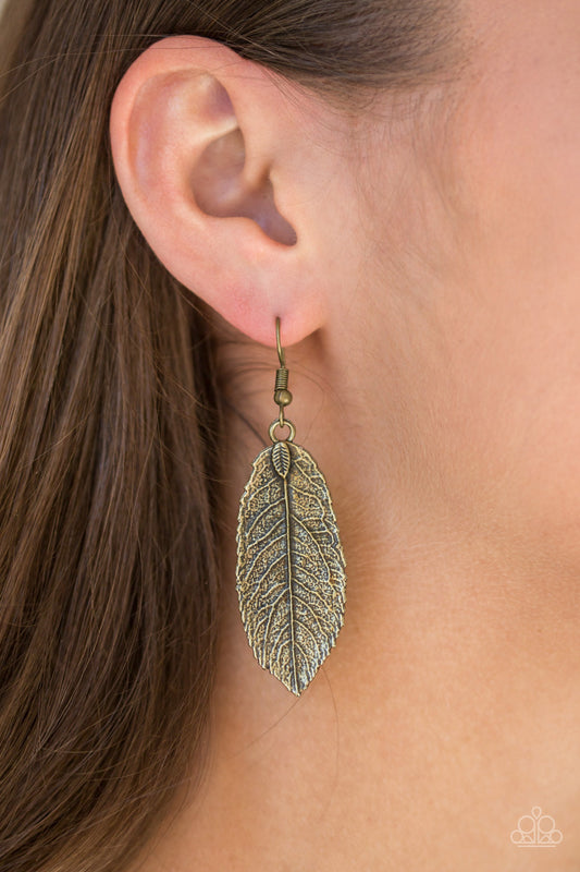 We GATHERER Together - Brass Earrings
