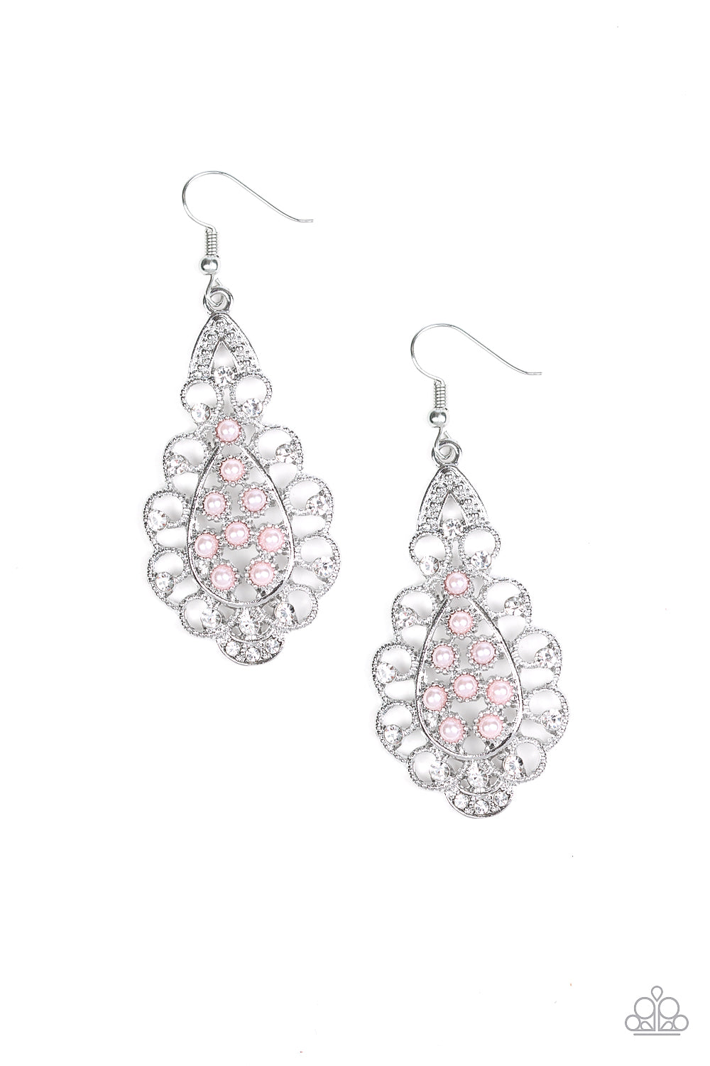 Sprinkle On The Sparkle - Pink Earrings