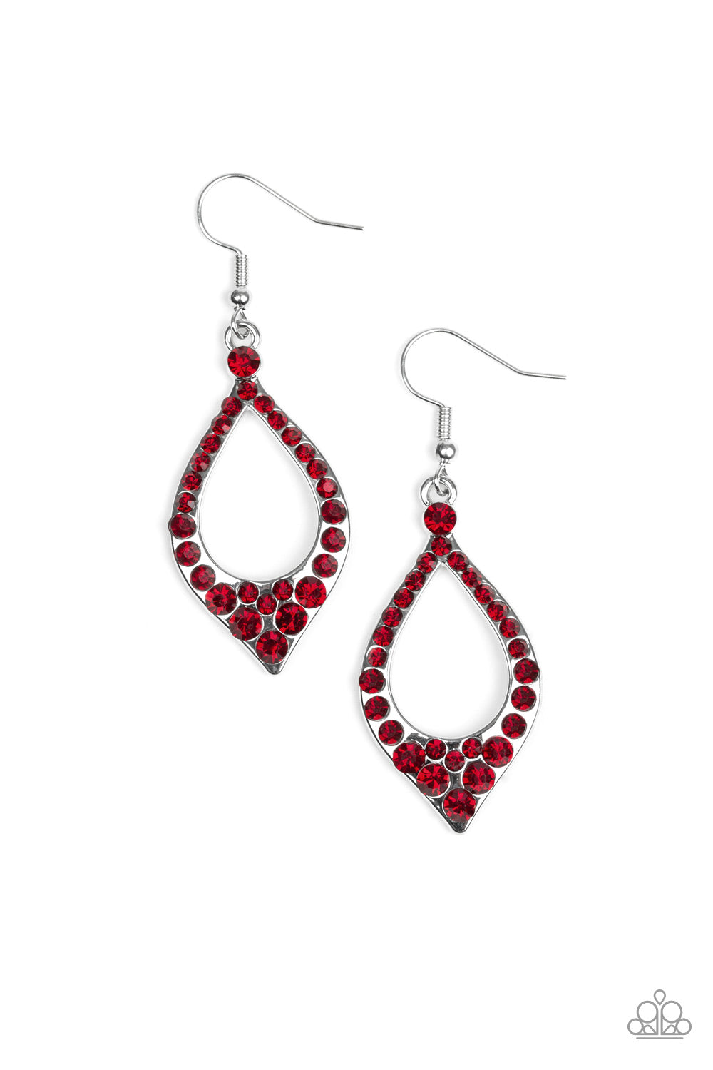 Finest First Lady - Red Earrings