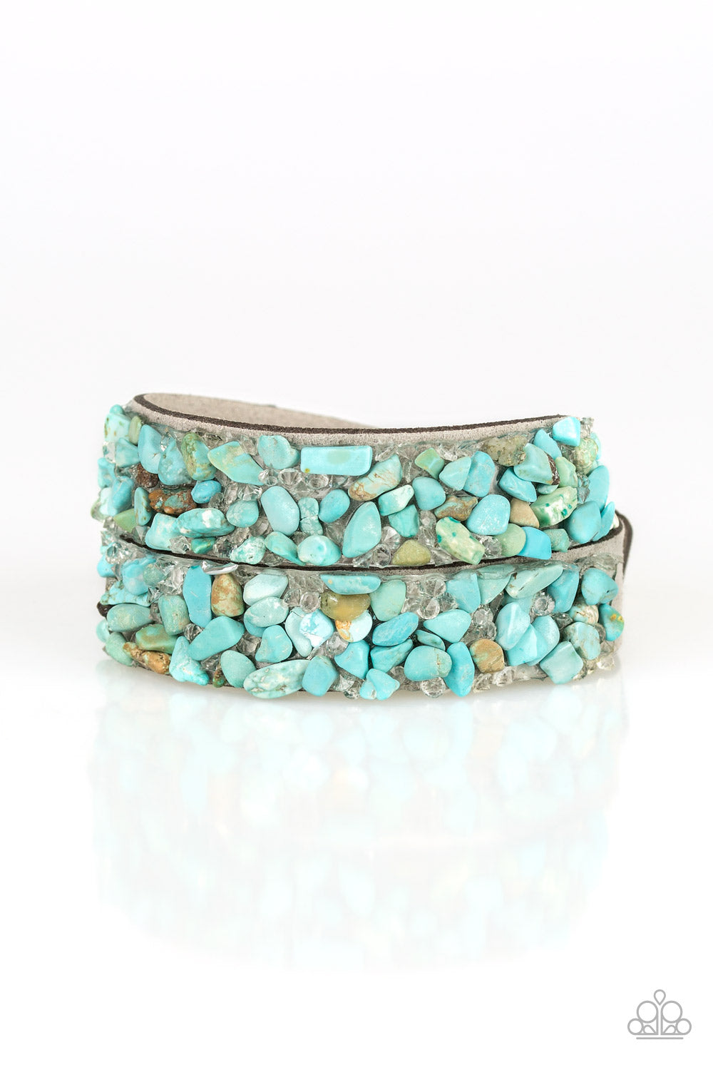 Paparazzi CRUSH To Conclusions - Blue Urban Bracelet